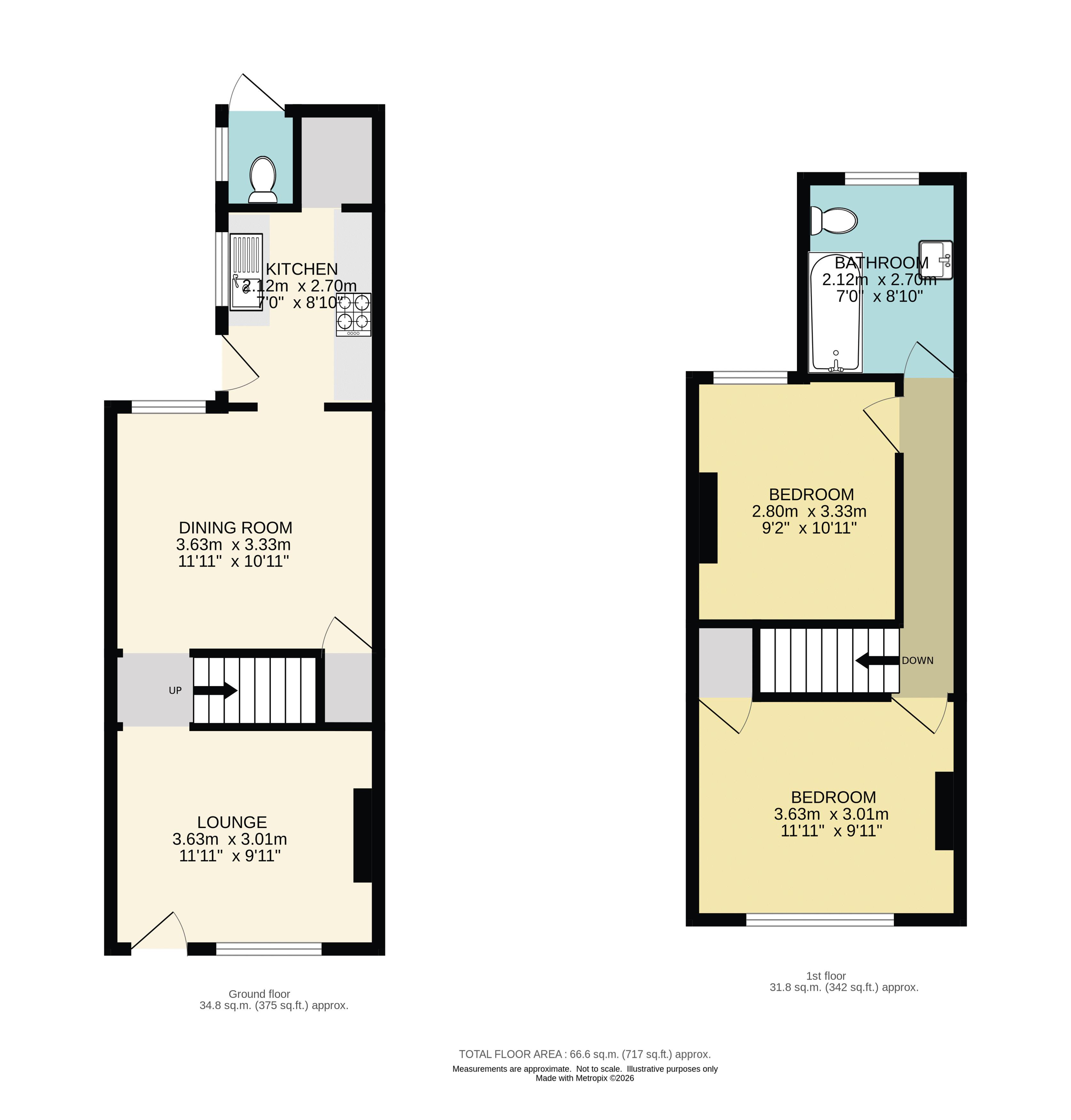 4, Middle Lane, Epsom floorplan