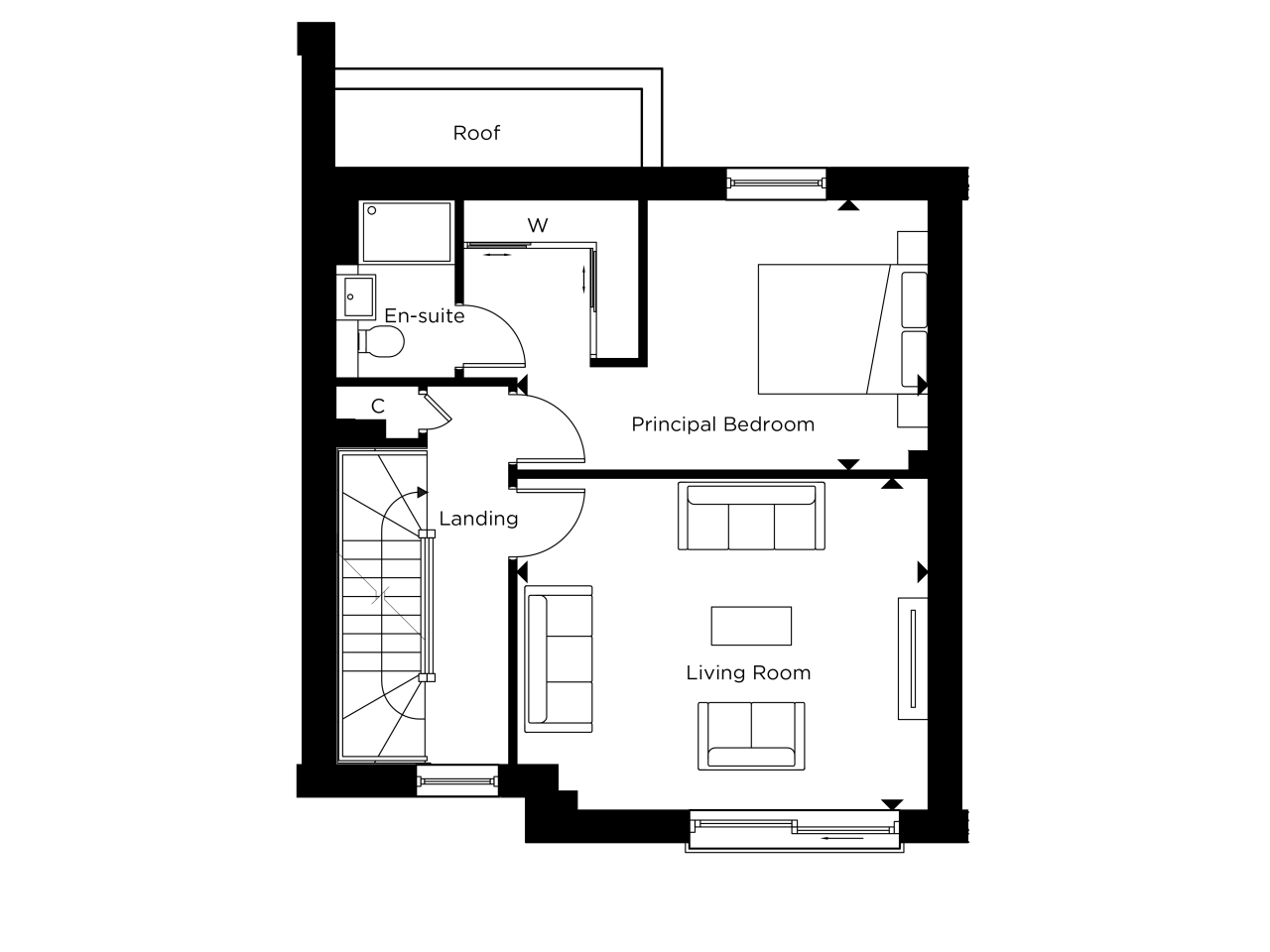 61 Lady White Crescent, Oxford floorplan