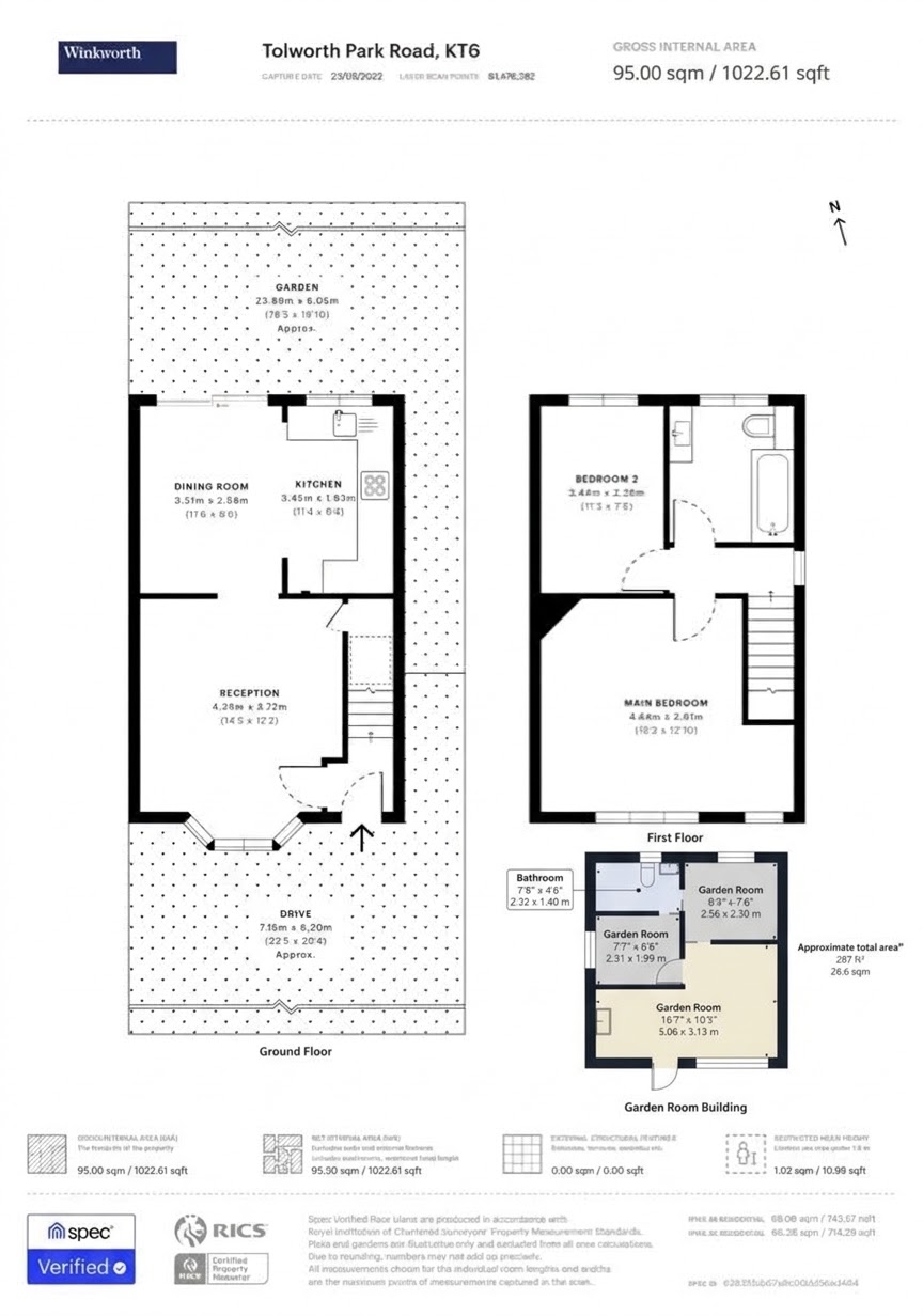 99, Tolworth Park Road, Surbiton floorplan