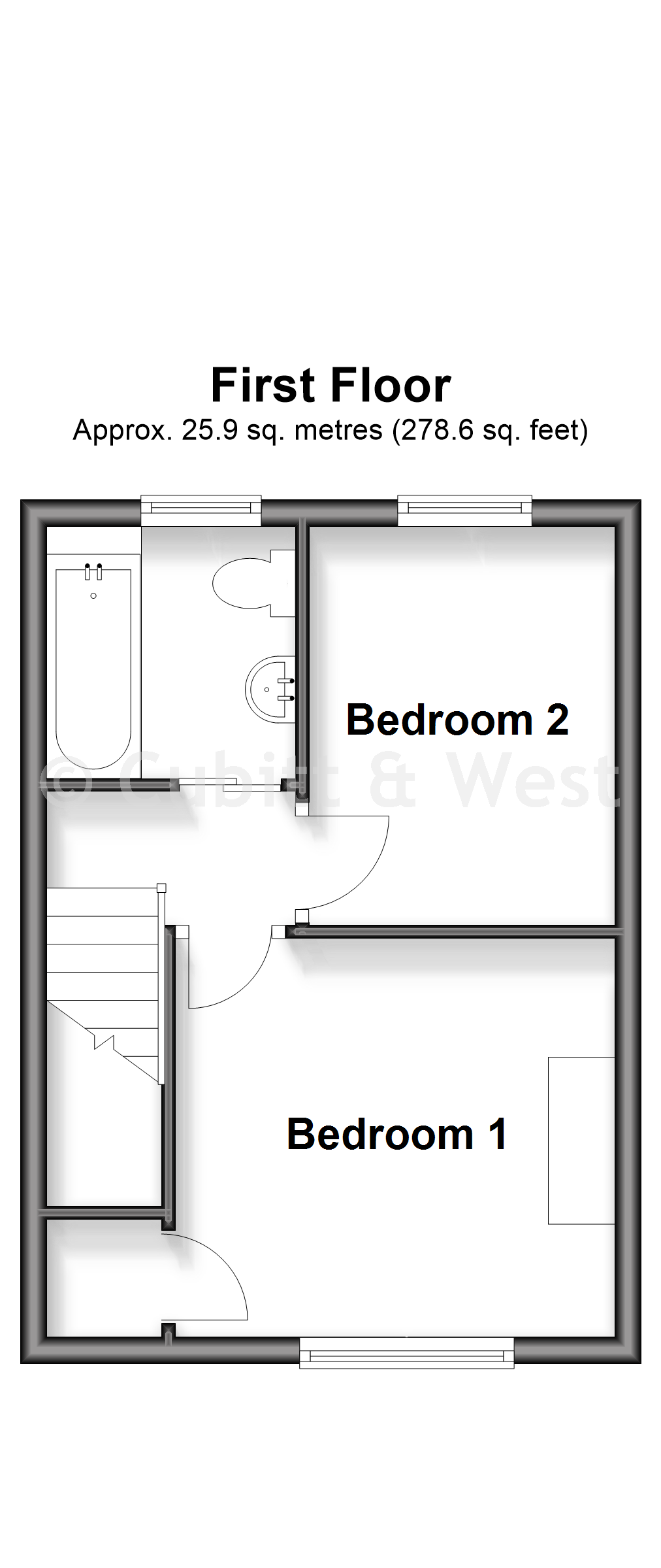 101, Worthing Road, Rustington floorplan