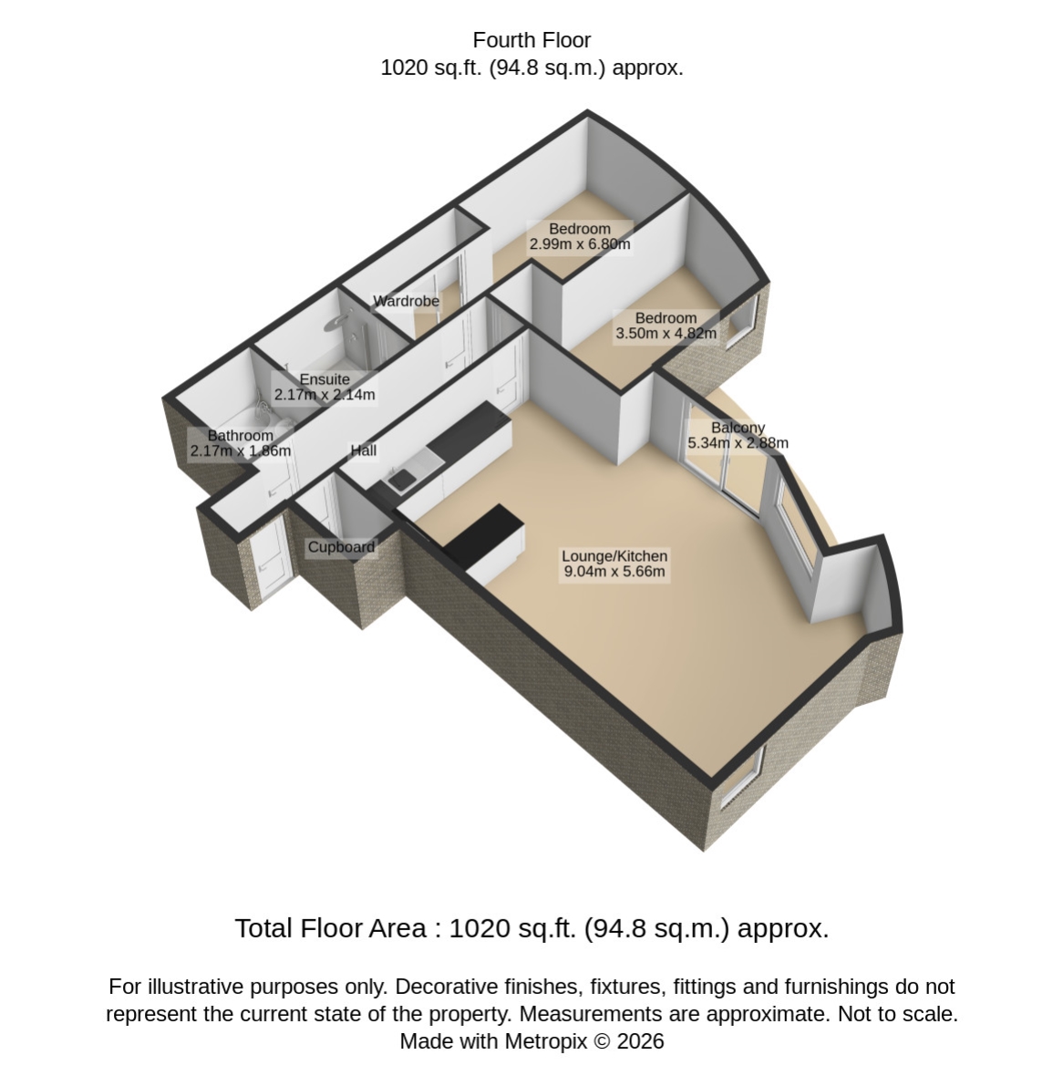 Flat 27, Elder House, 4 Water Lane, Kingston upon Thames floorplan