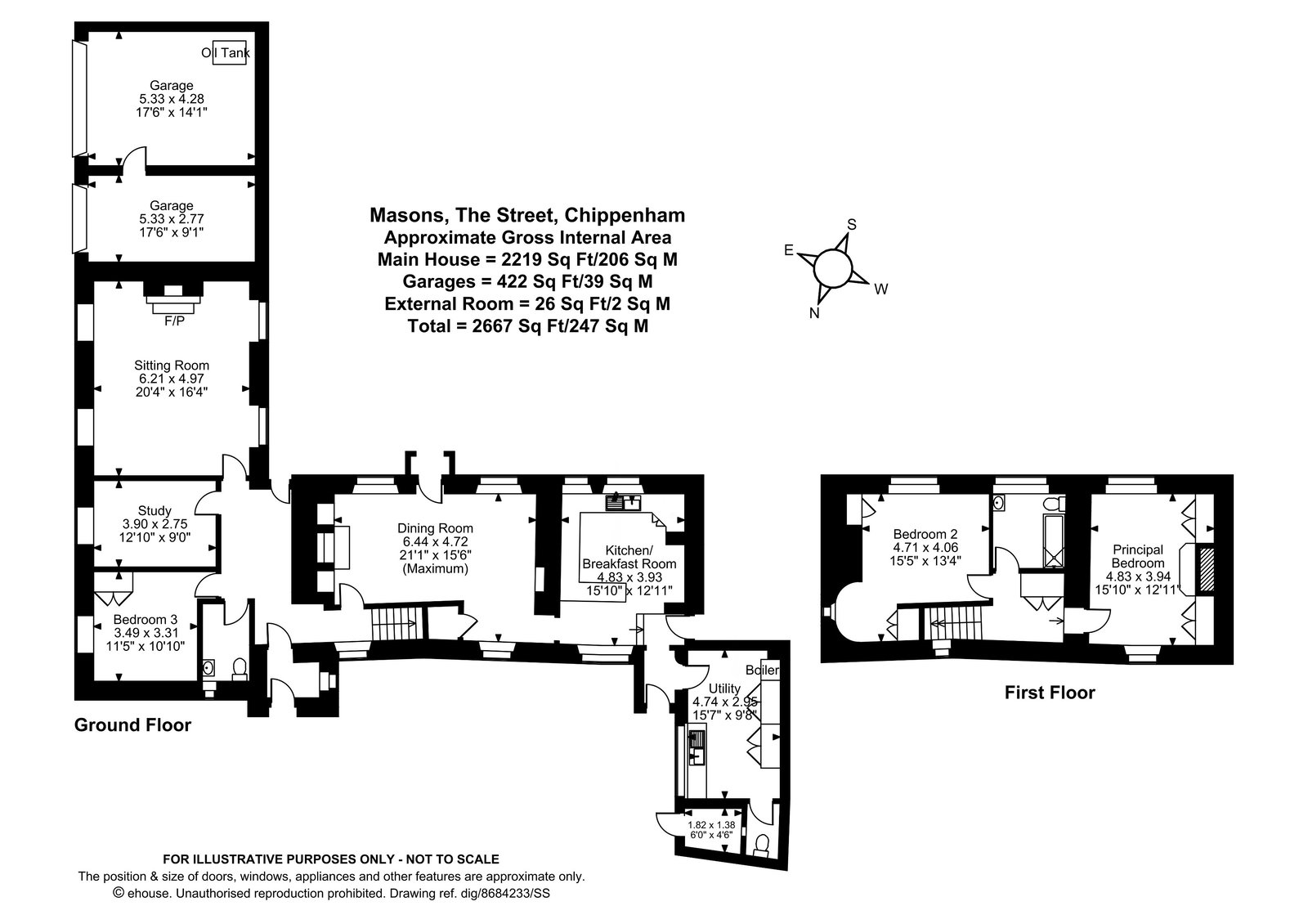 Masons, The Street, Chippenham floorplan