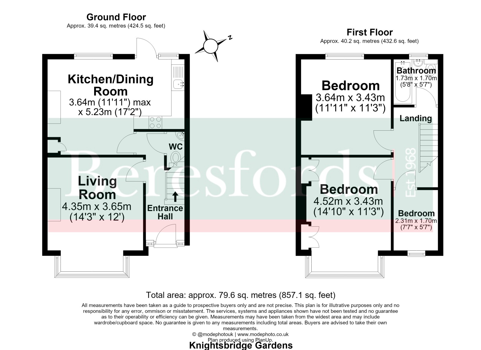 25, Knightsbridge Gardens, Romford floorplan
