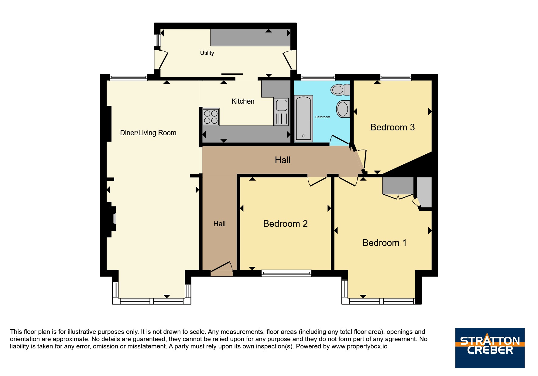 Westbrook,, The Coombes, Cornwall floorplan