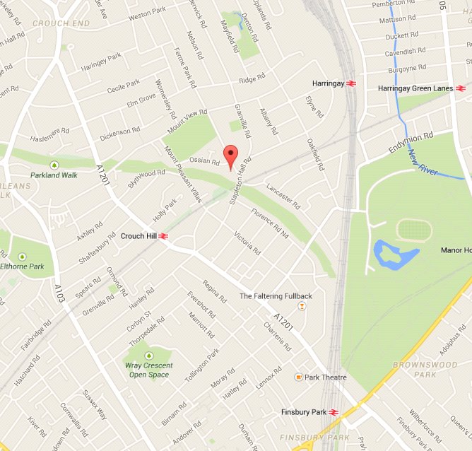 1 Bedrooms Flat to rent in Ferme Park Road, London N4