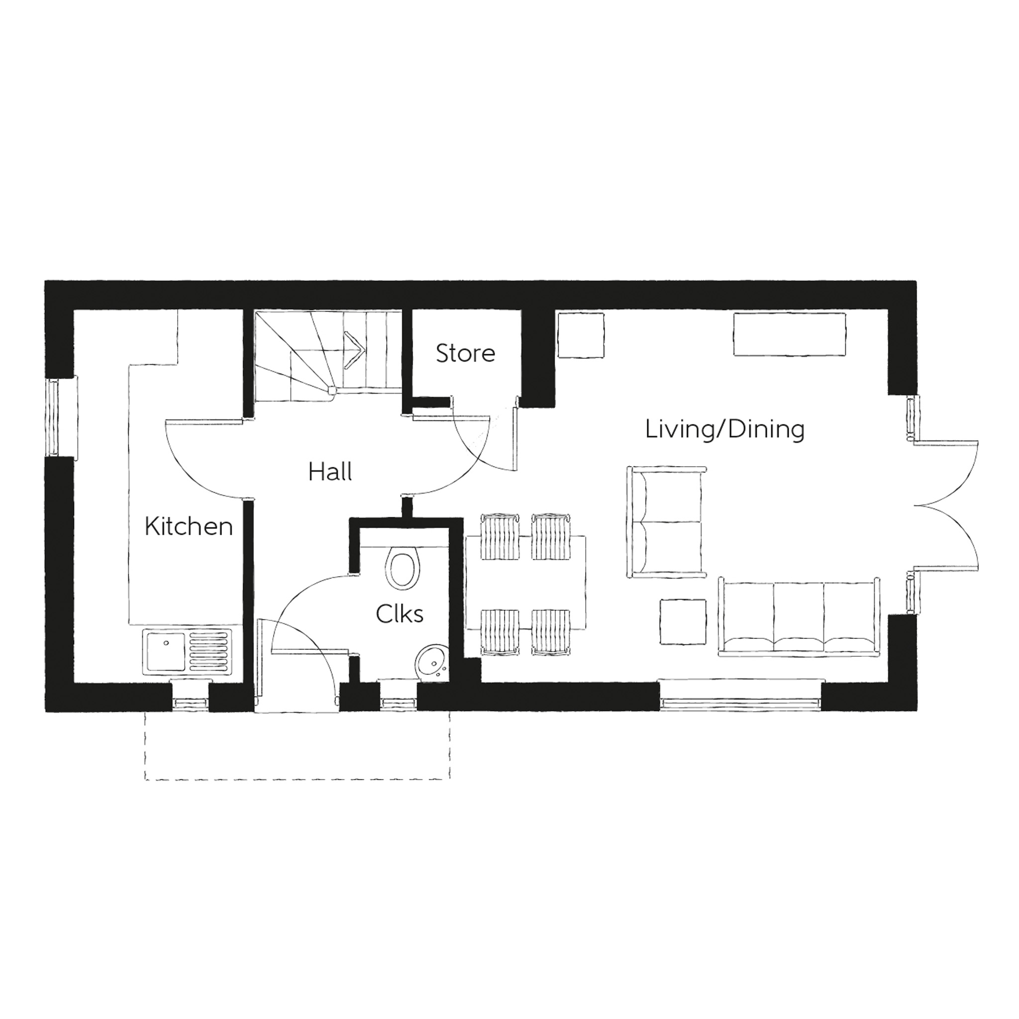 1001, Isaac's Lane, Burgess Hill floorplan