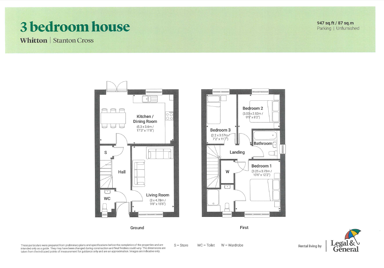 33, Tillage Road, Northamptonshire floorplan