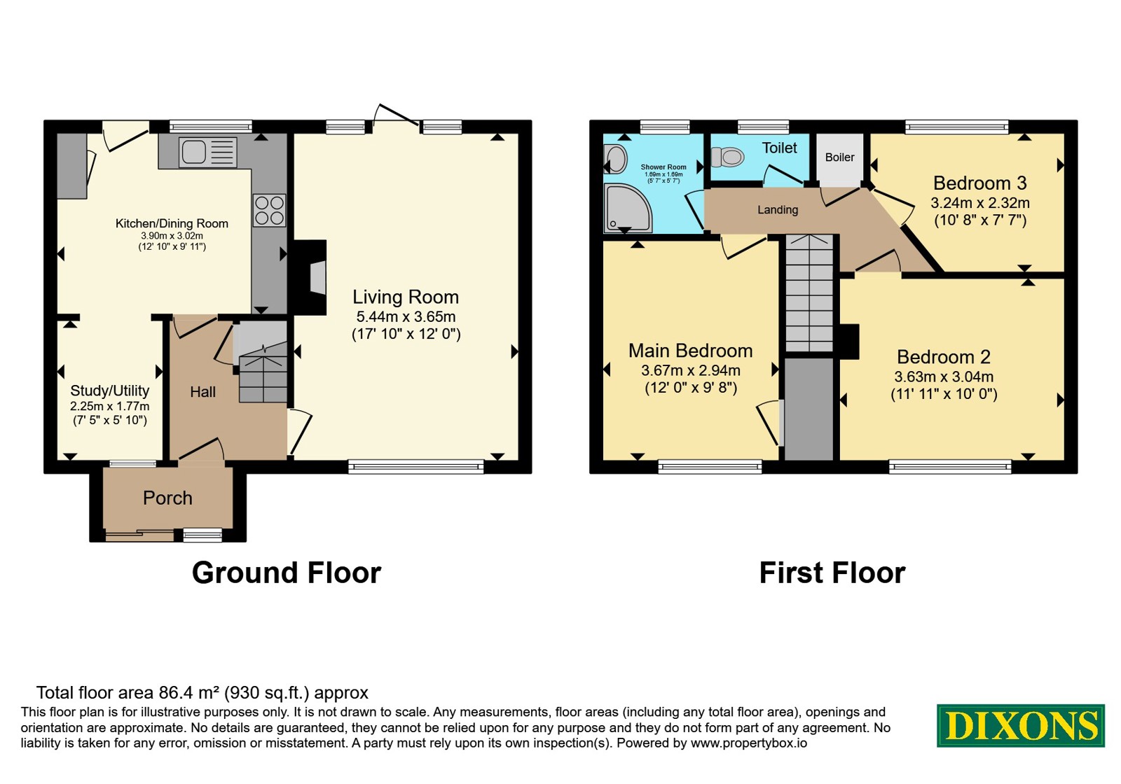 22, Broom Covert Road, Near Lichfield floorplan