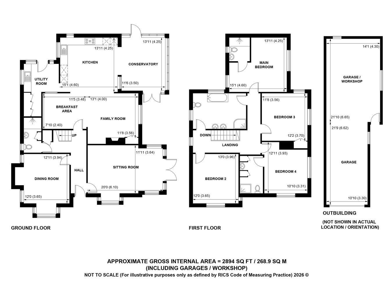 4, Clarence Road, Lyndhurst floorplan