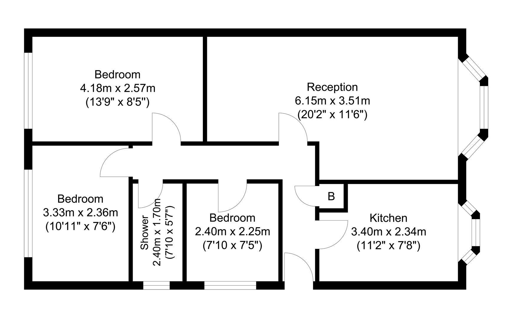 6, Houseman Drive, Stoke-On-Trent floorplan