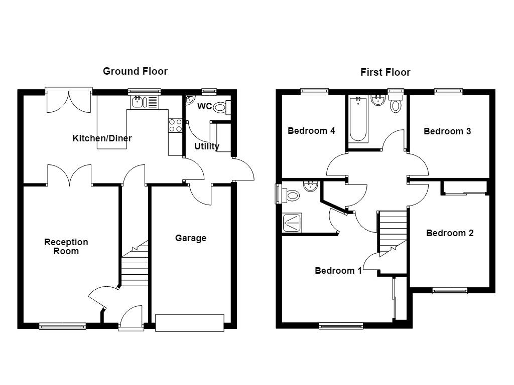 66, Hambledon Mill Park, Accrington floorplan