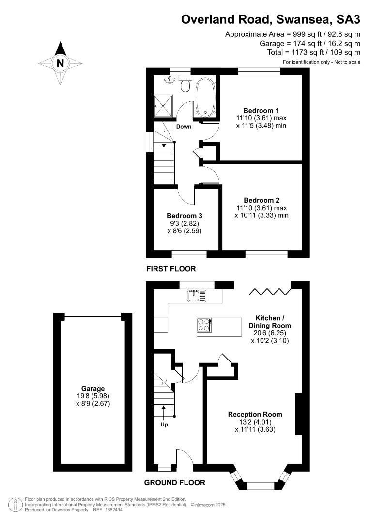 Seavista, Overland Road, Swansea floorplan