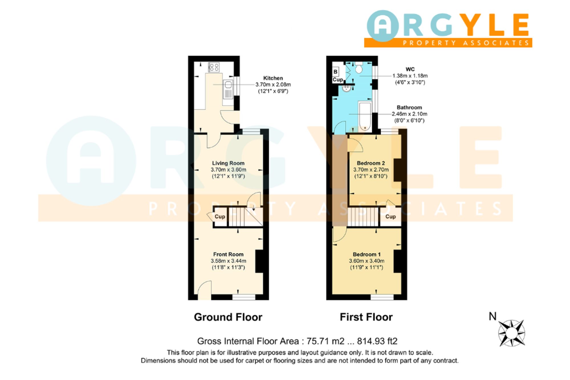 23 Nelson Street, Nottingham floorplan