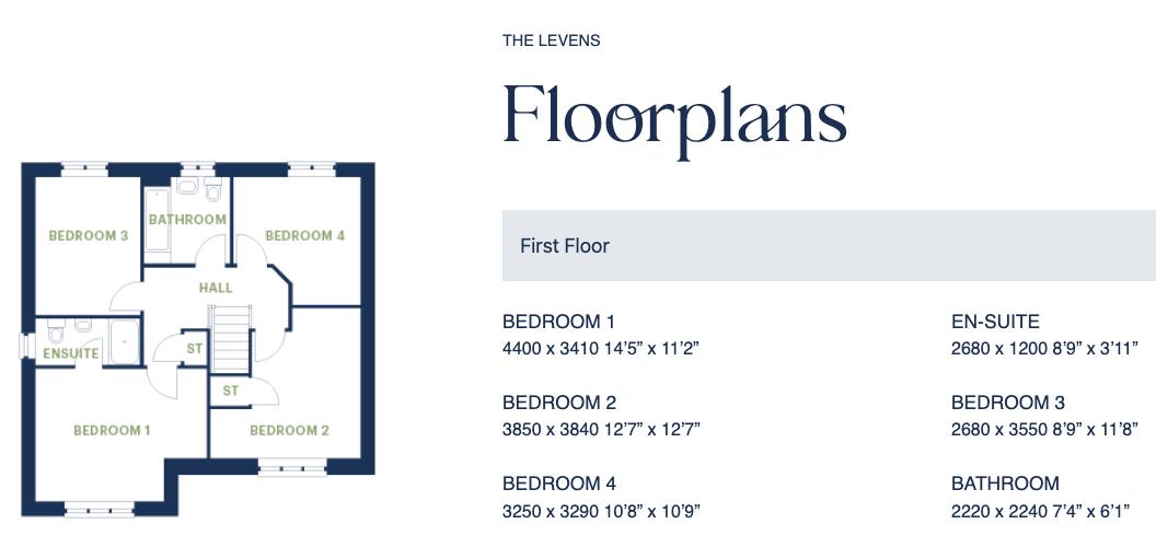 Plot 1 & 2 The Levens, Heckenhurst Avenue, Burnley floorplan