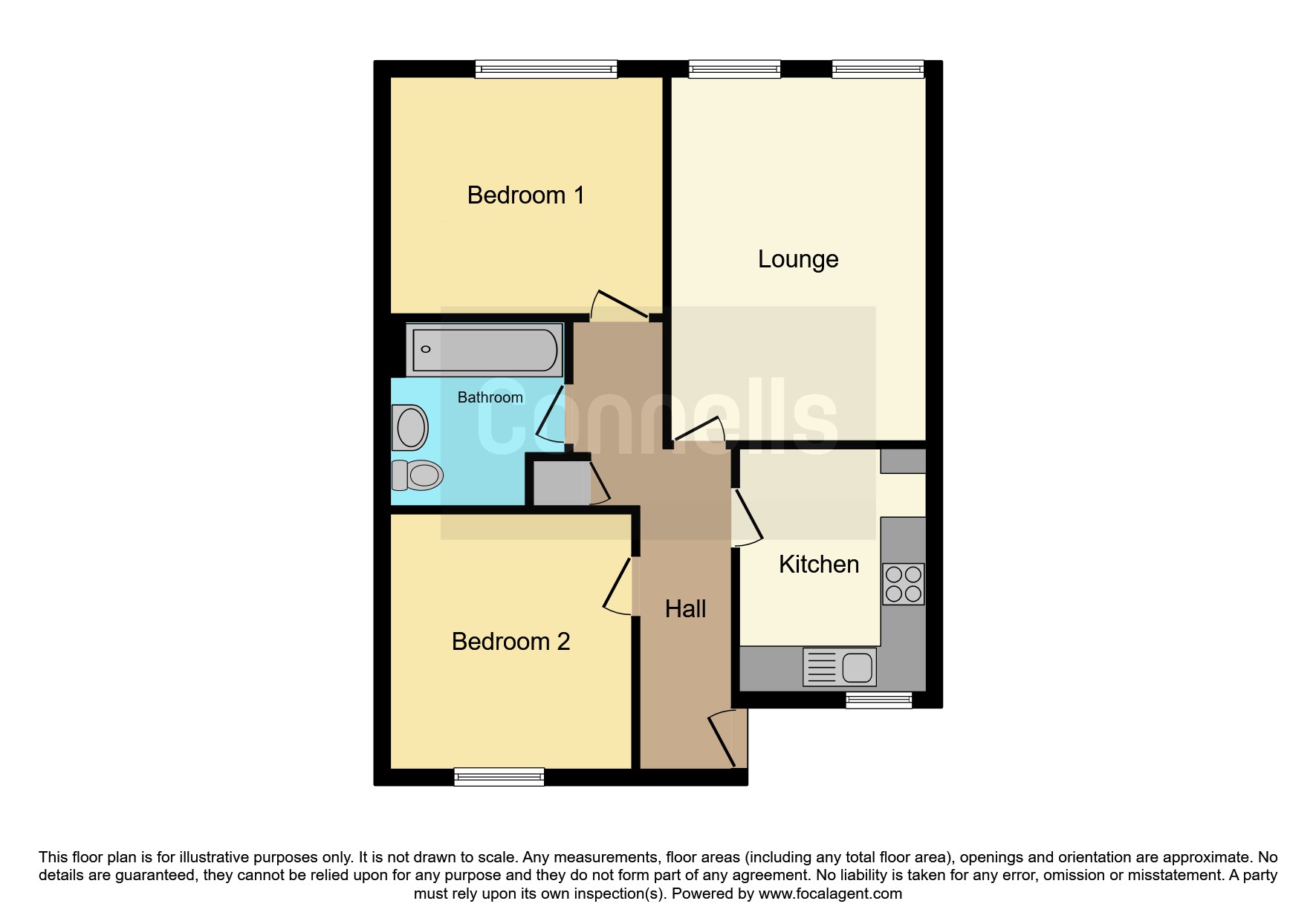 Flat 4, Minster Court, 1, Norton Street, Leicester floorplan