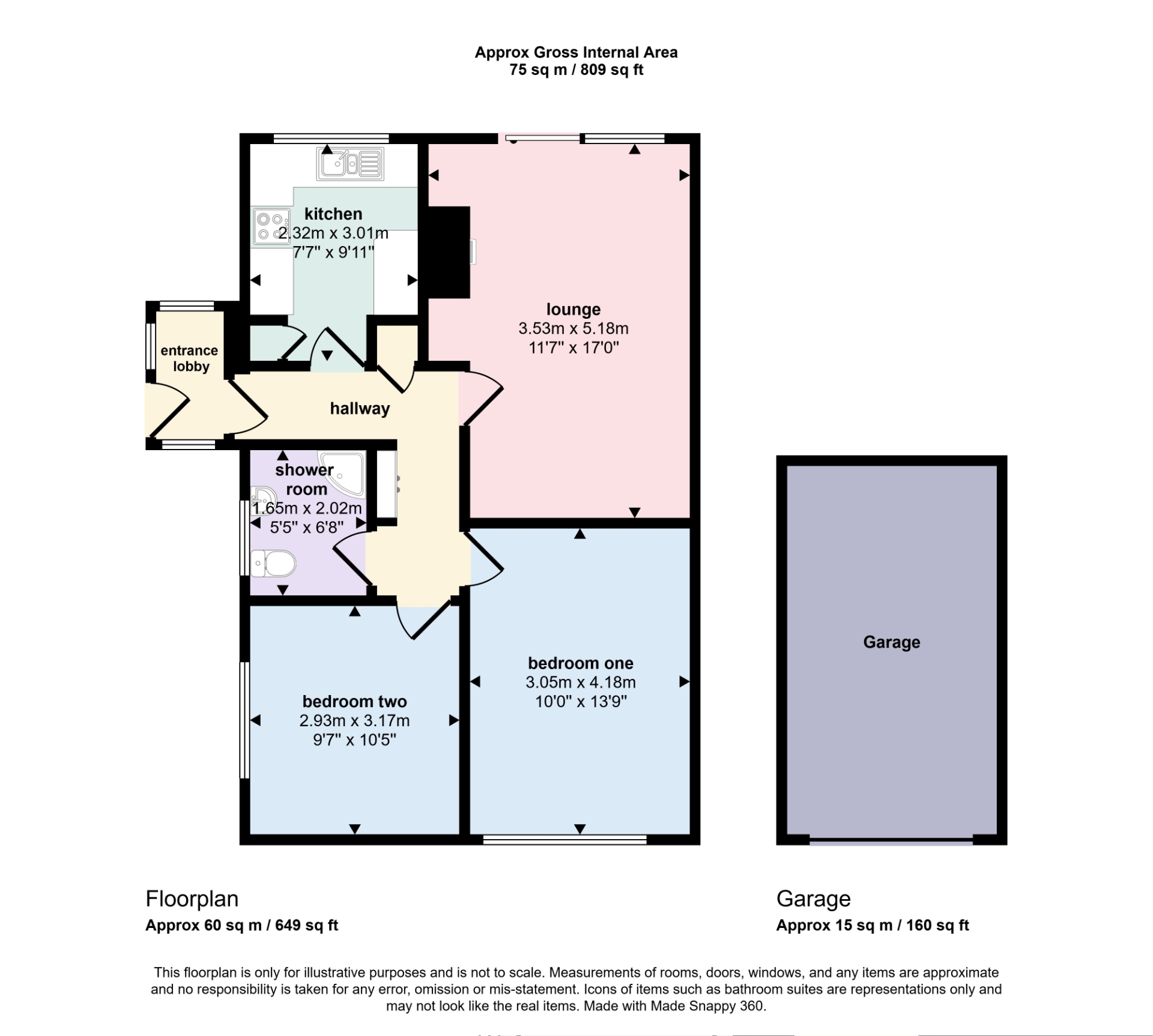 18, Beckett Close, Skegness floorplan