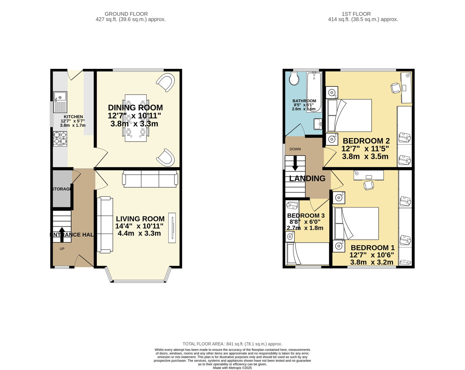 8, Whalley Road, Stockport floorplan