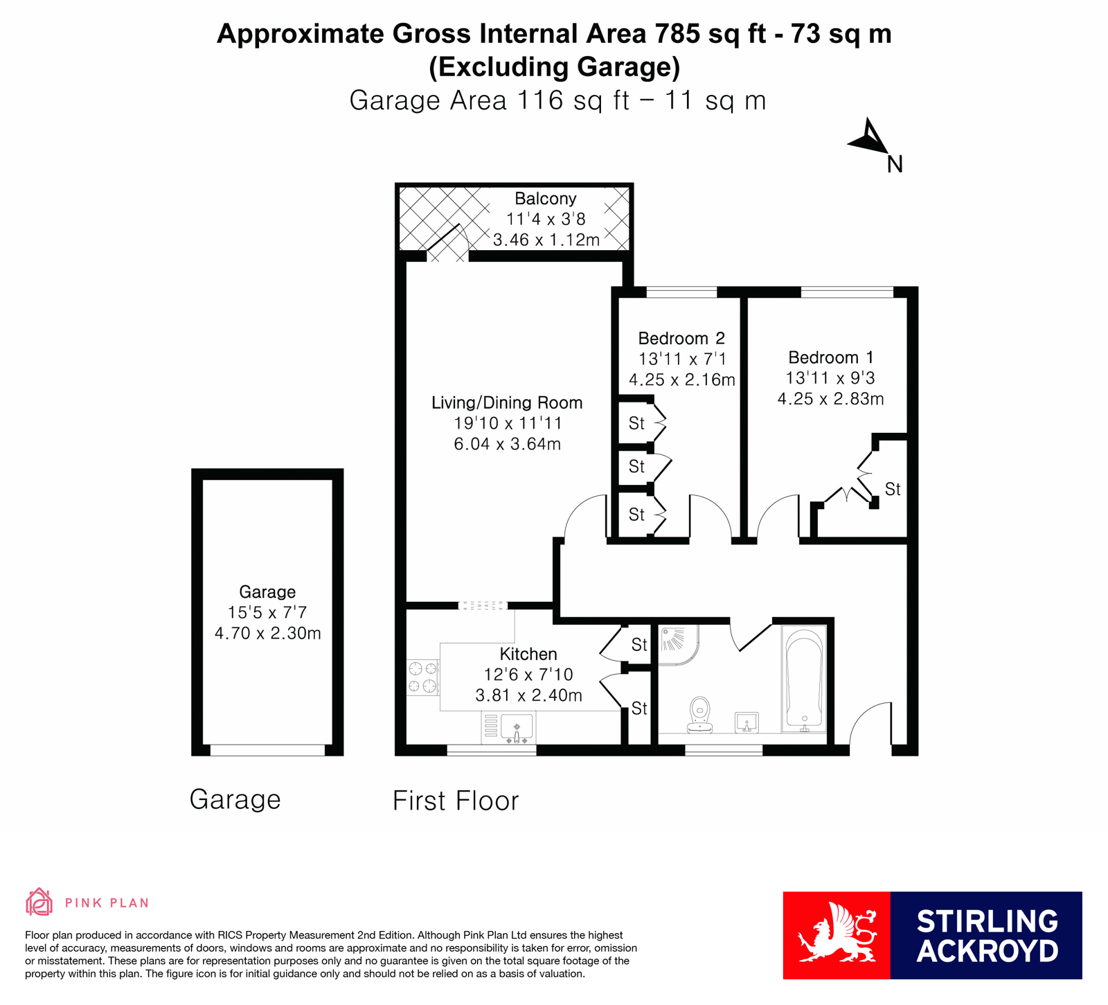 8 Nutbourne Court,, Riverside Road, Surrey floorplan