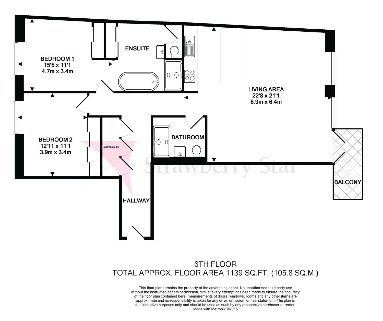 2 Bedrooms Flat for sale in Embassy Gardens, Ambassador Building, New Union Square SW11