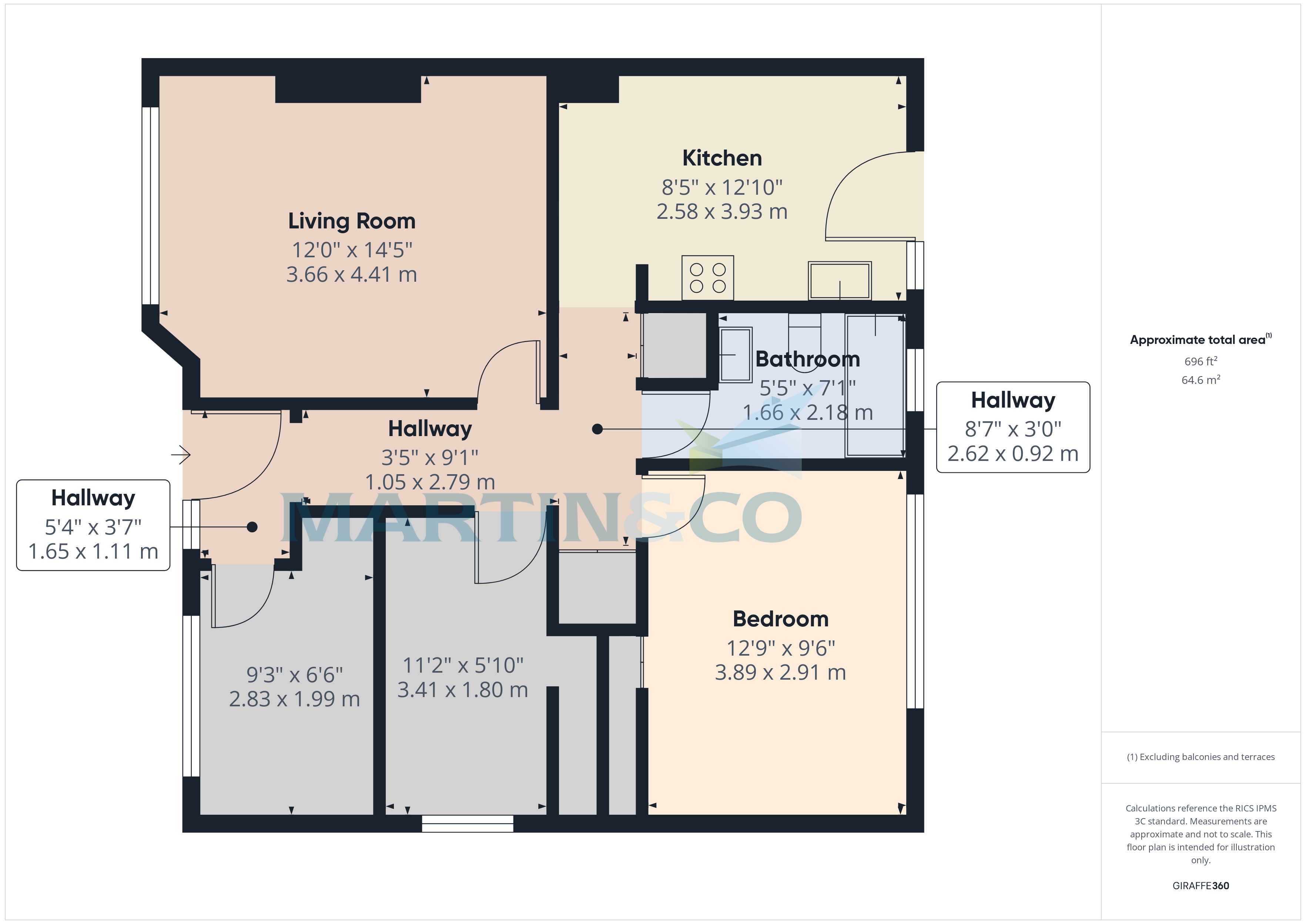 29, Fernhurst Crescent, Brighton floorplan