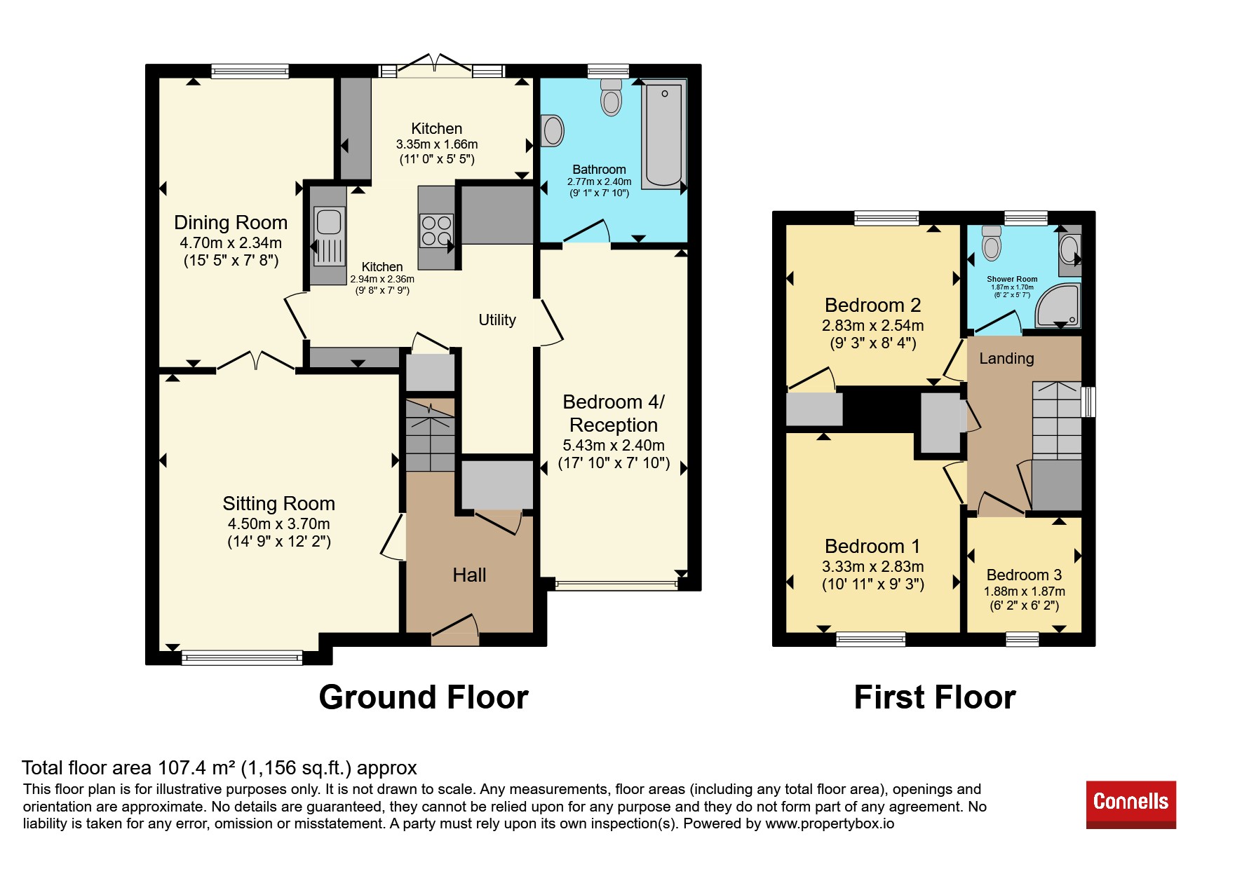 6, Portfield Close, BUCKINGHAM floorplan