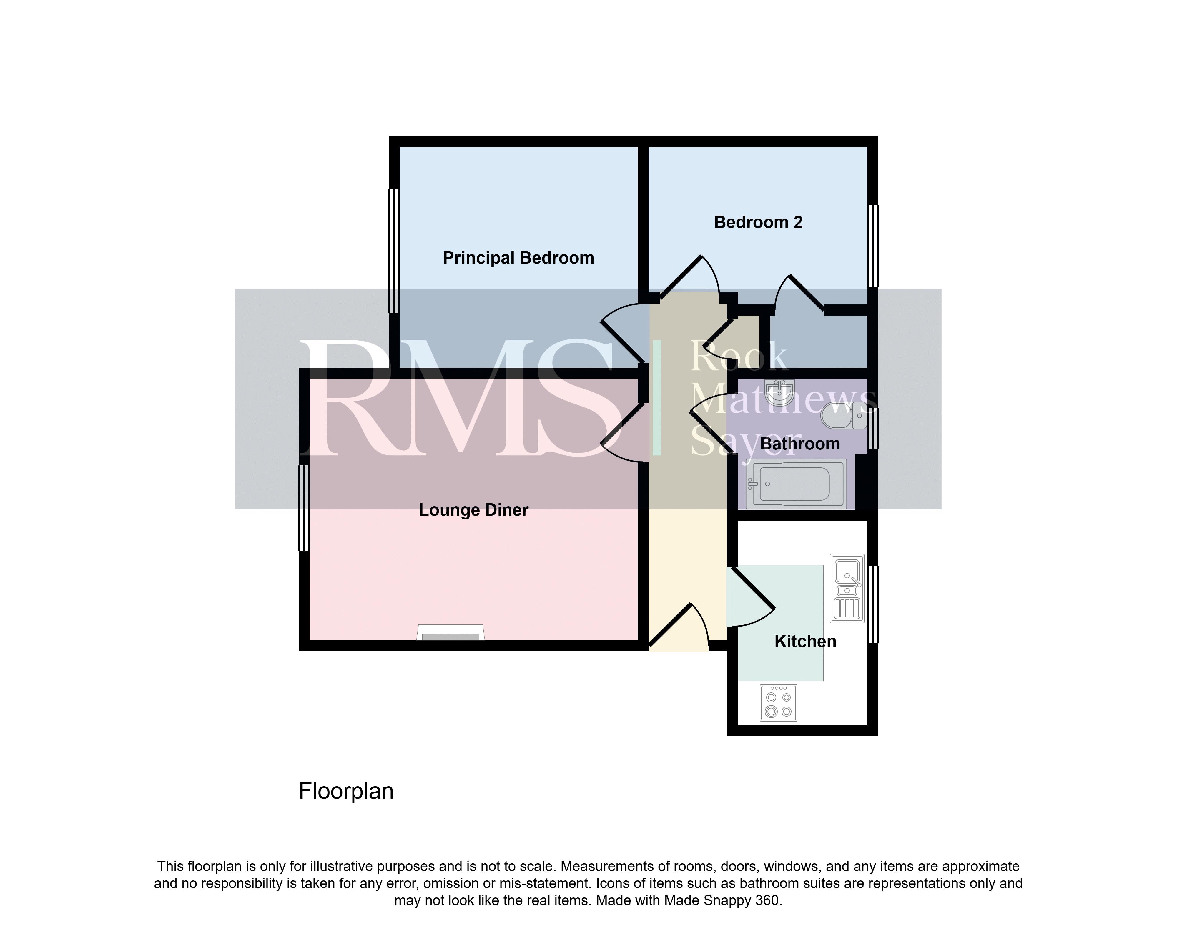 45, Regency Apartments, Newcastle Upon Tyne floorplan