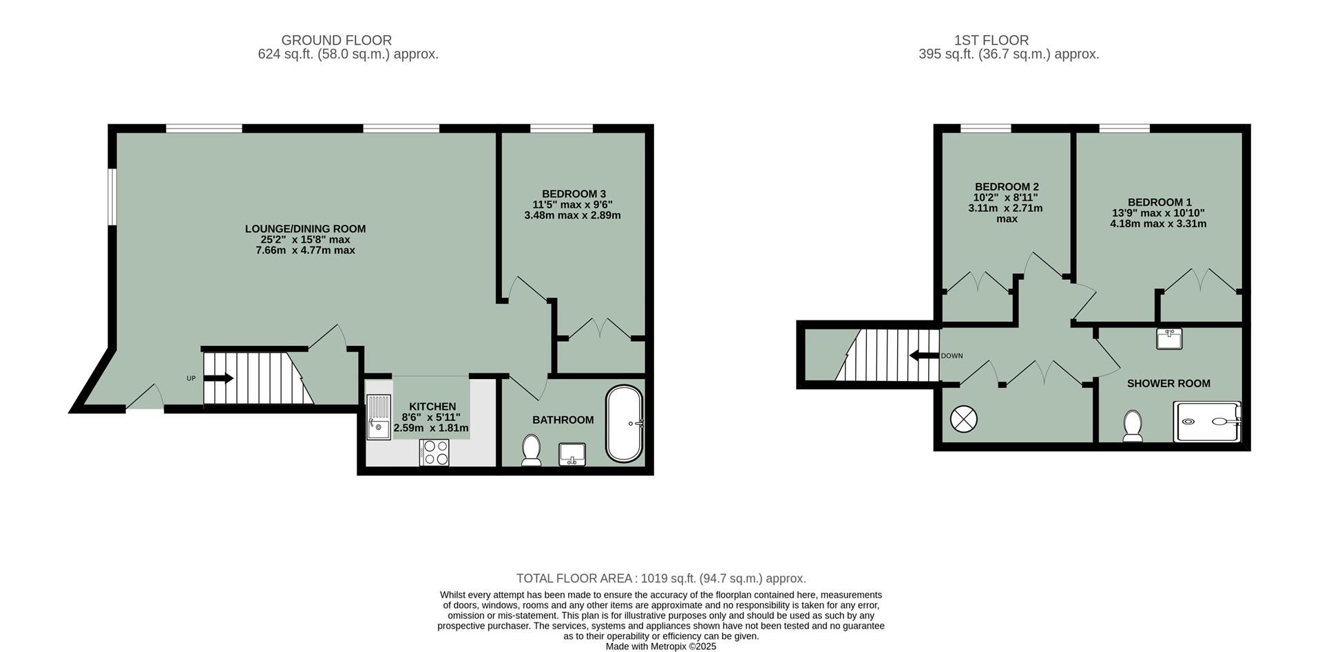 3, Bear Lane, Wallingford floorplan
