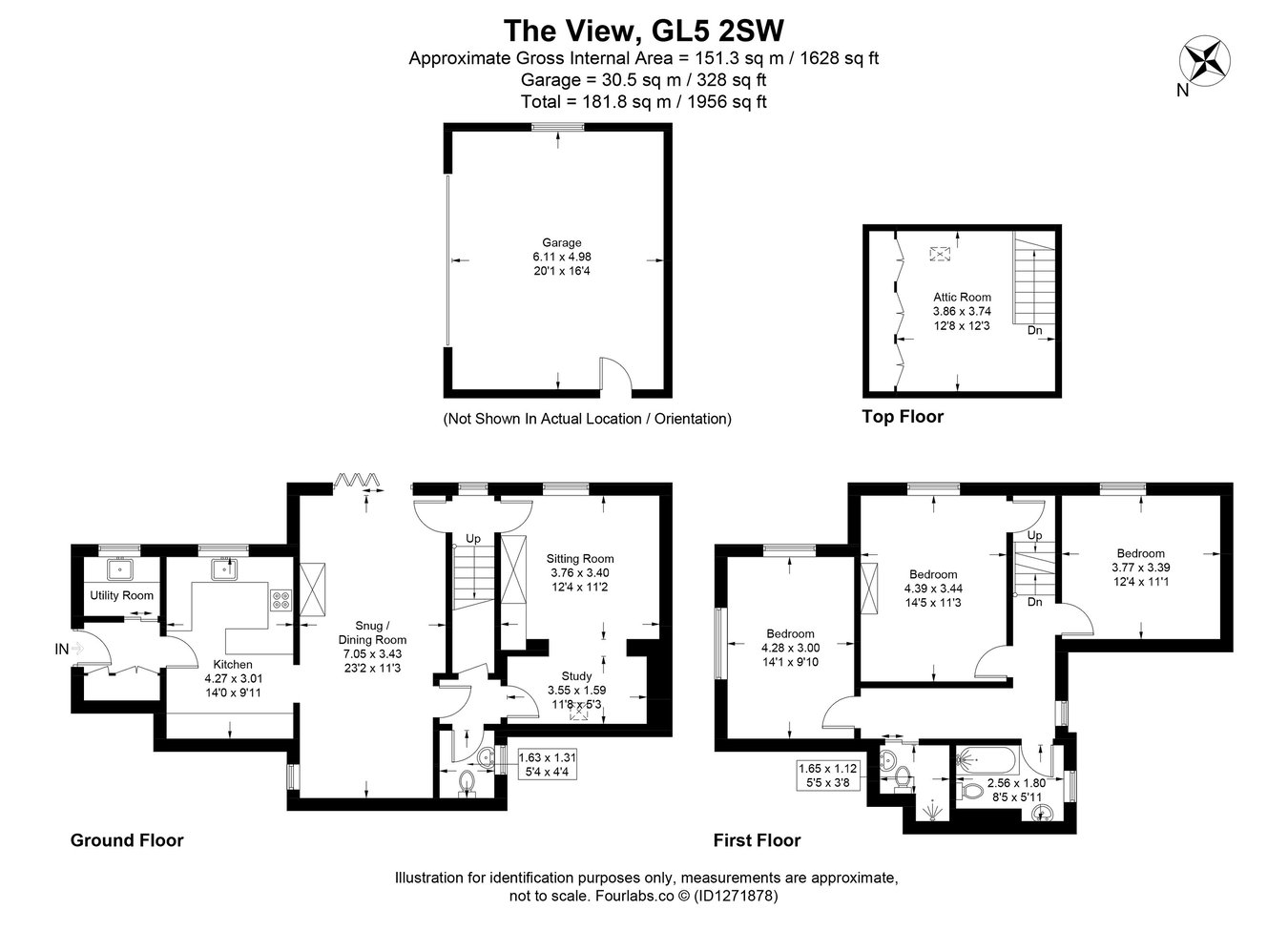 The View, Swellshill, Stroud floorplan