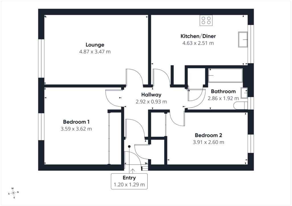 Grizedale, Cairnbaan floorplan