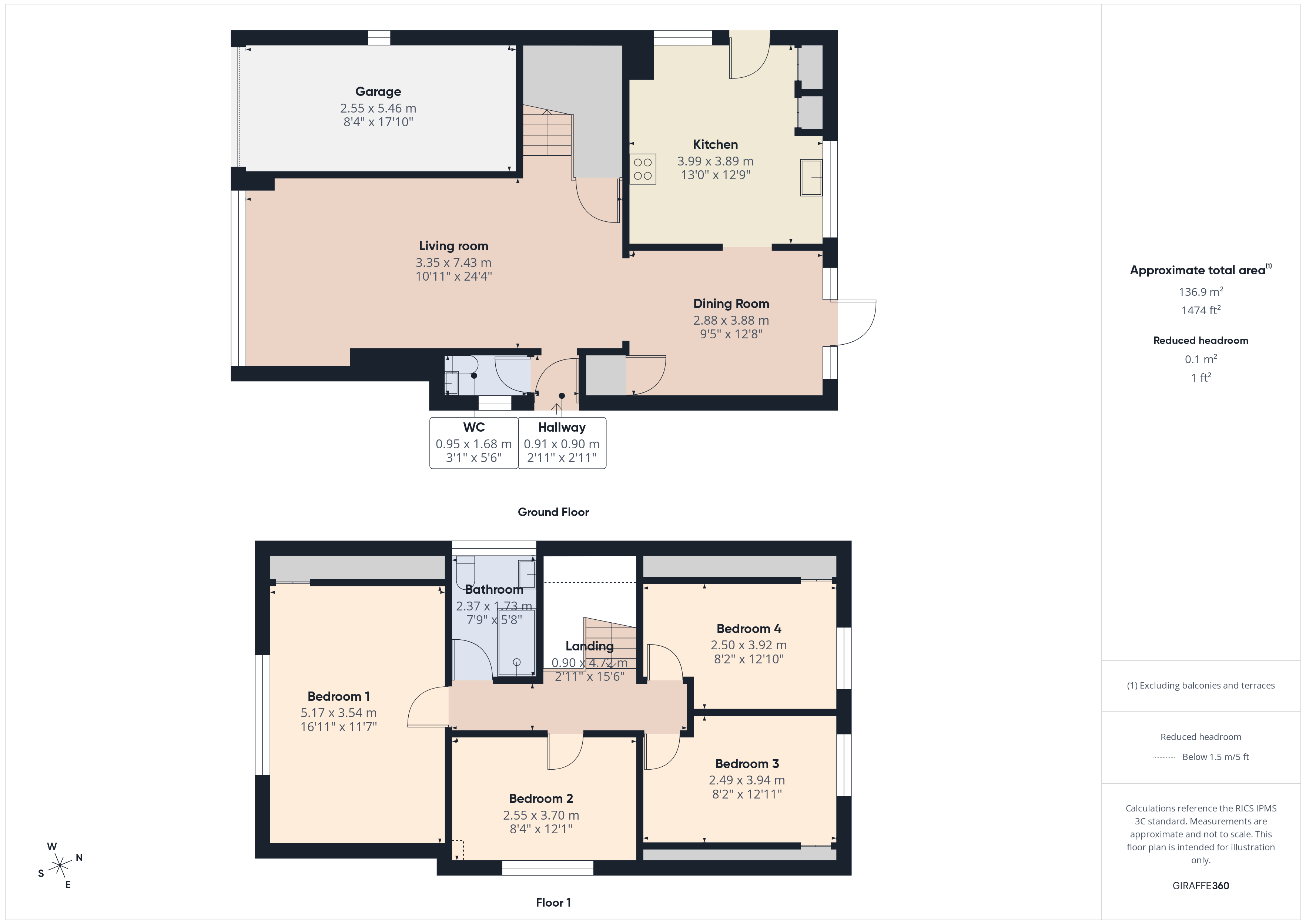 305, Feltham Hill Road, Surrey floorplan