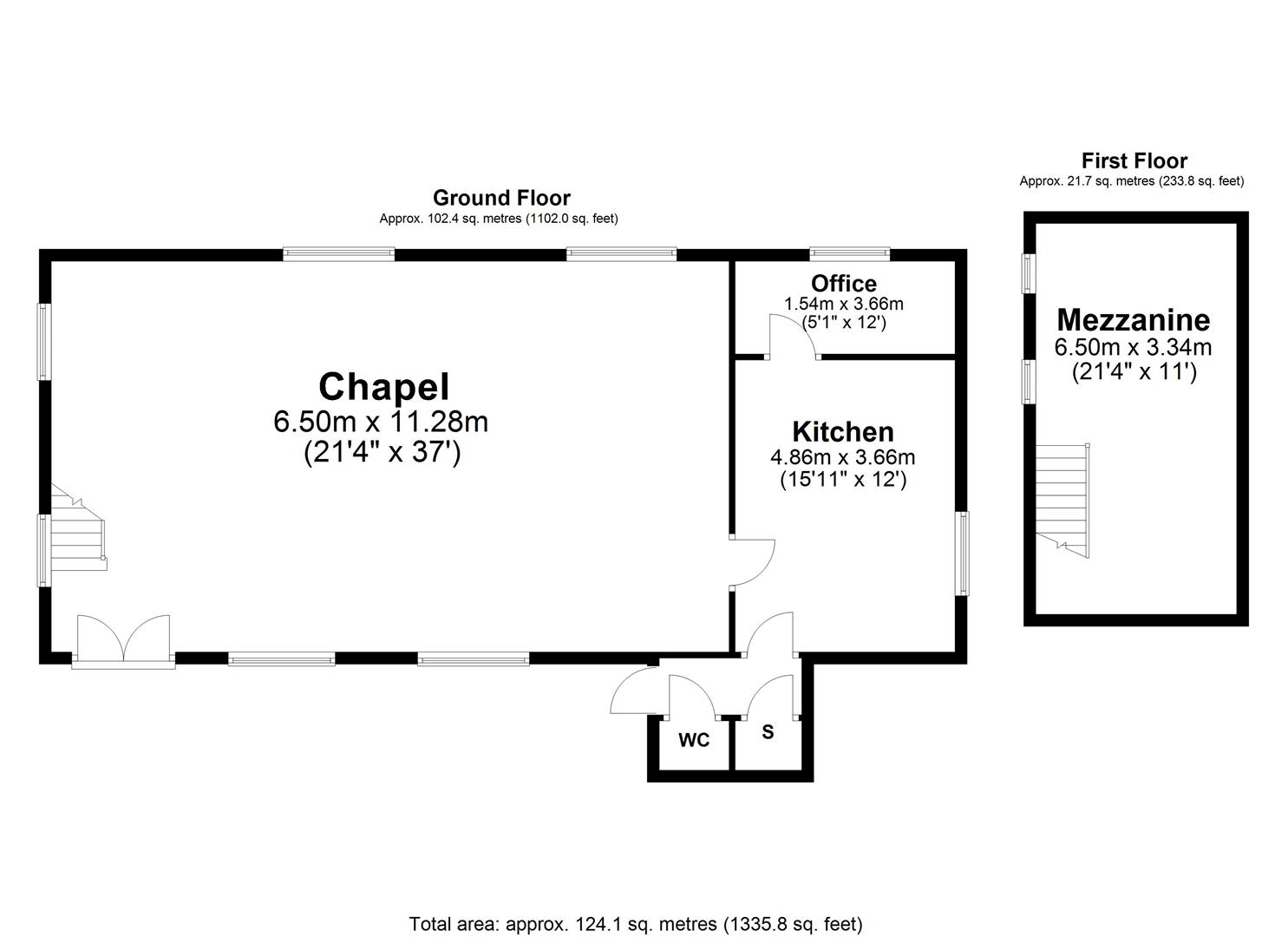 Chapel Cottage & Bulford Chapel, Watergate Lane, Salisbury floorplan