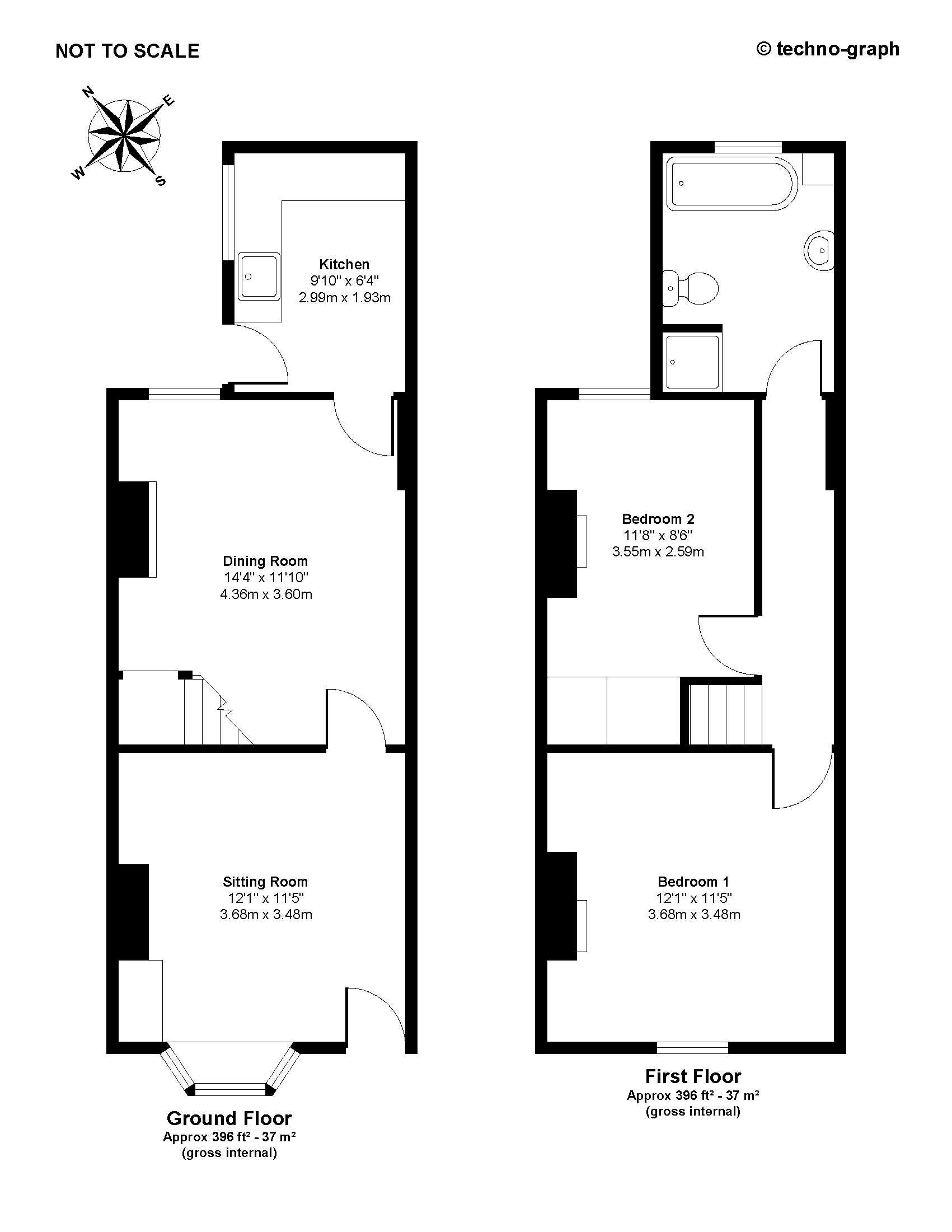 2 Bedrooms Terraced house to rent in York Road, Marlow SL7