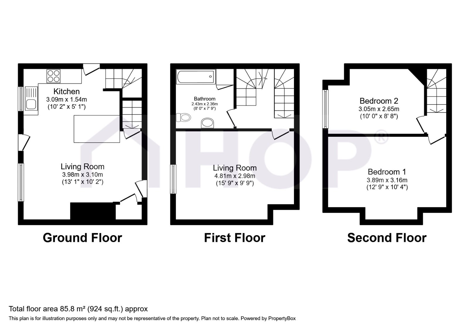 Autumn Avenue, Leeds floorplan