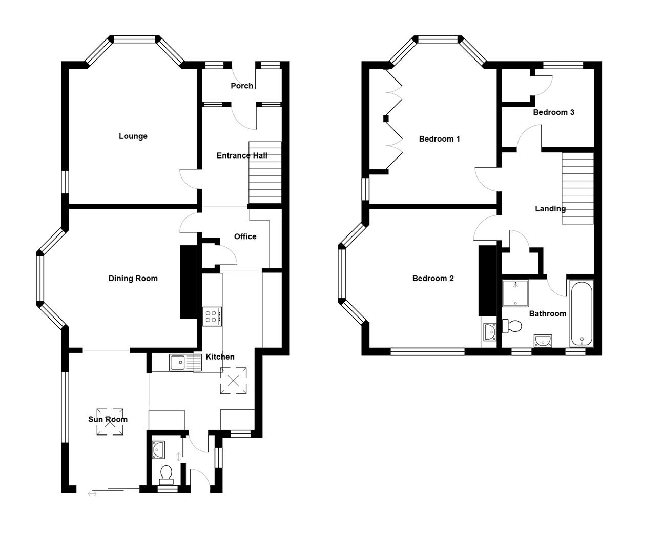 Grasmere, Durnford Drove, Swanage floorplan
