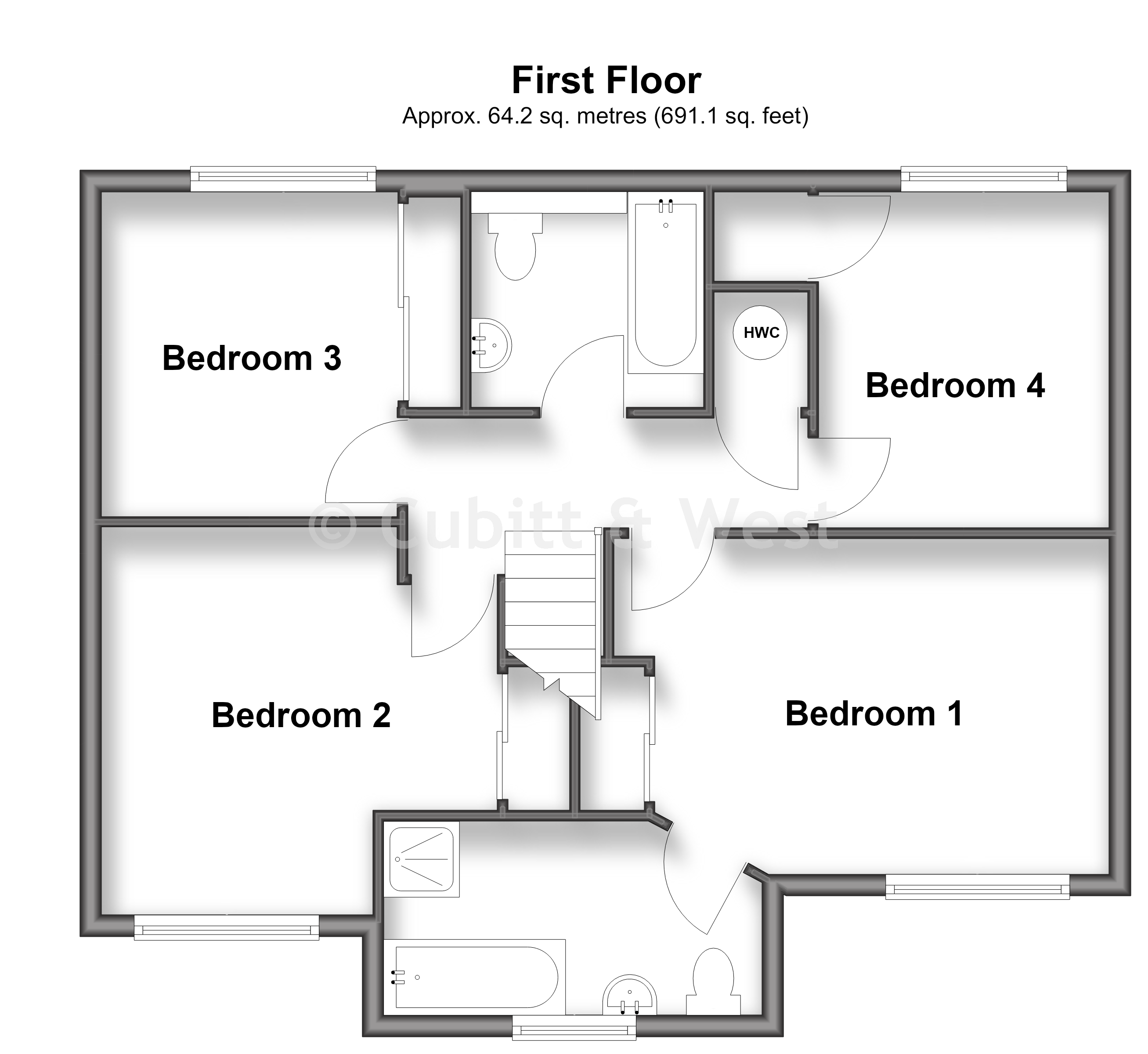 11, Hillbury Gardens, Warlingham floorplan