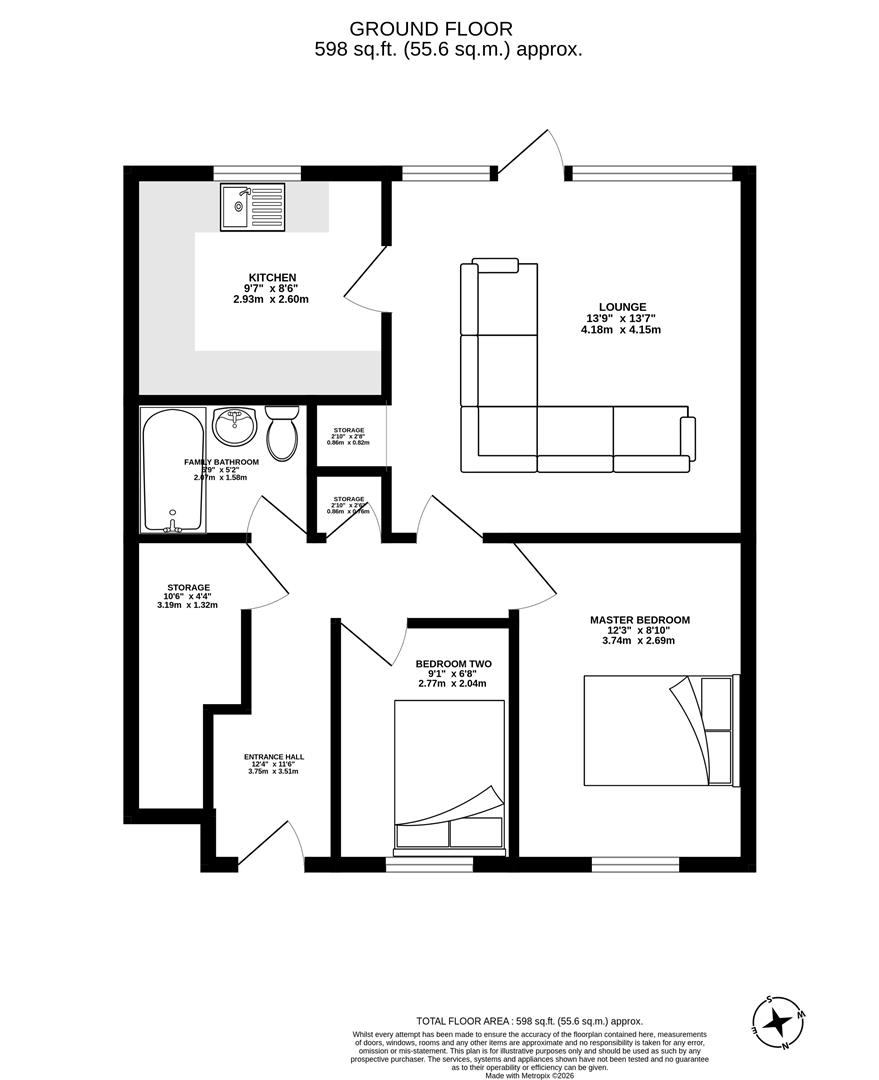 38, Brow Hey, Preston floorplan