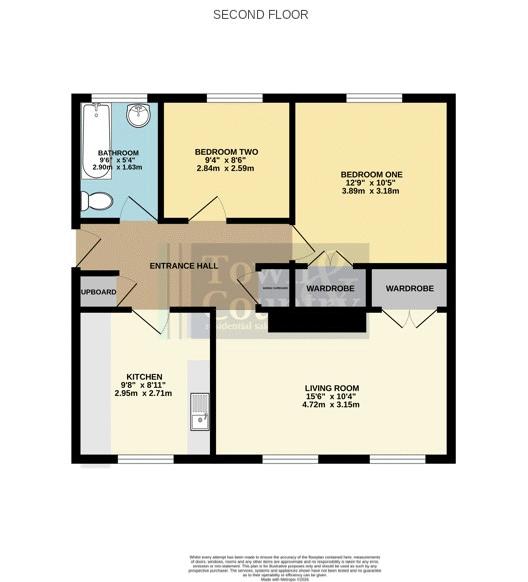 4 Sparrow House, Station Road, Brightlingsea floorplan