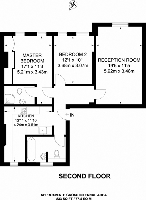 2 Bedrooms Flat to rent in Abercorn Mansions, 17 Abercorn Place, St John's Wood, London NW8