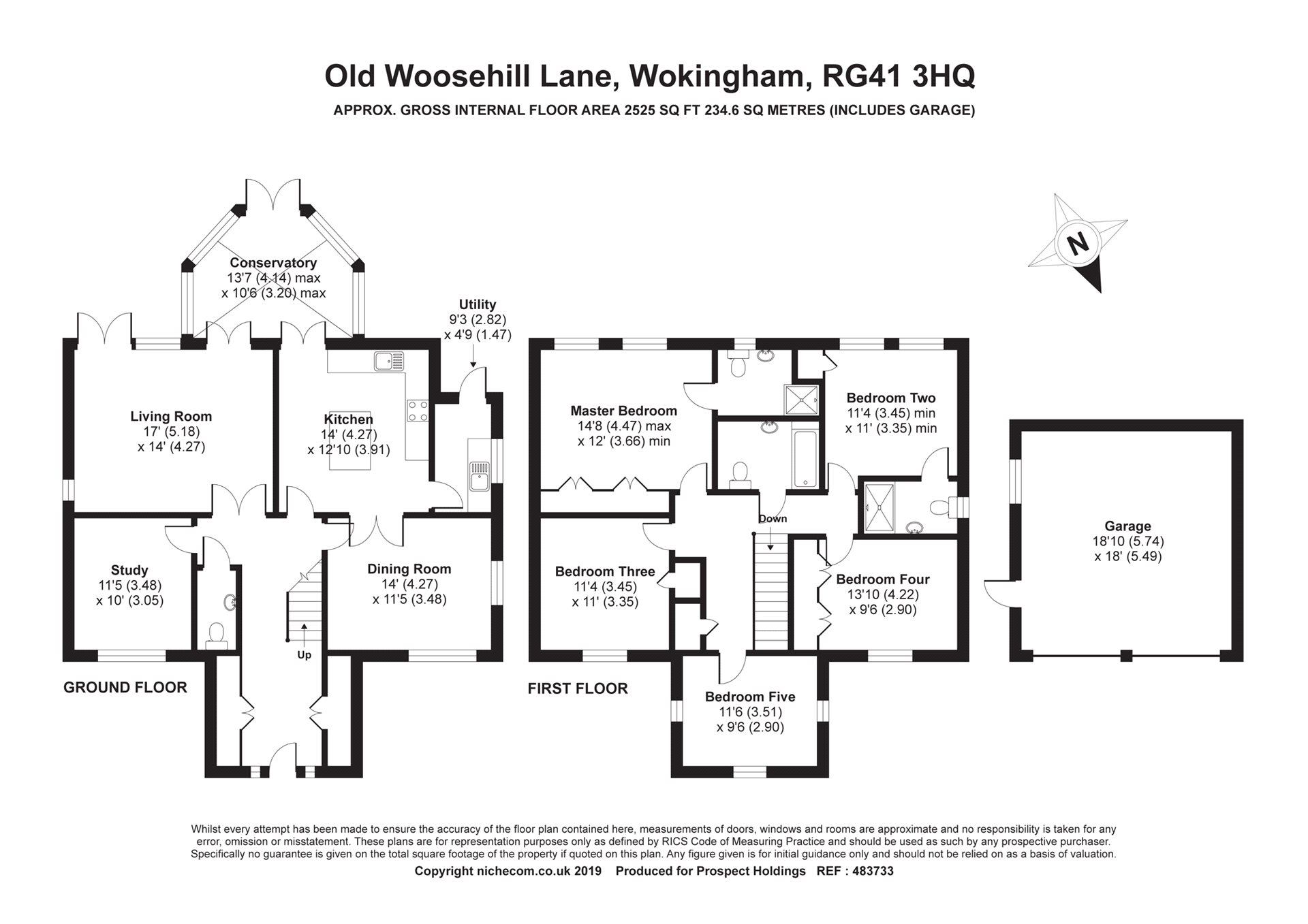 5 Bedrooms Detached house for sale in Old Woosehill Lane, Wokingham, Berkshire RG41