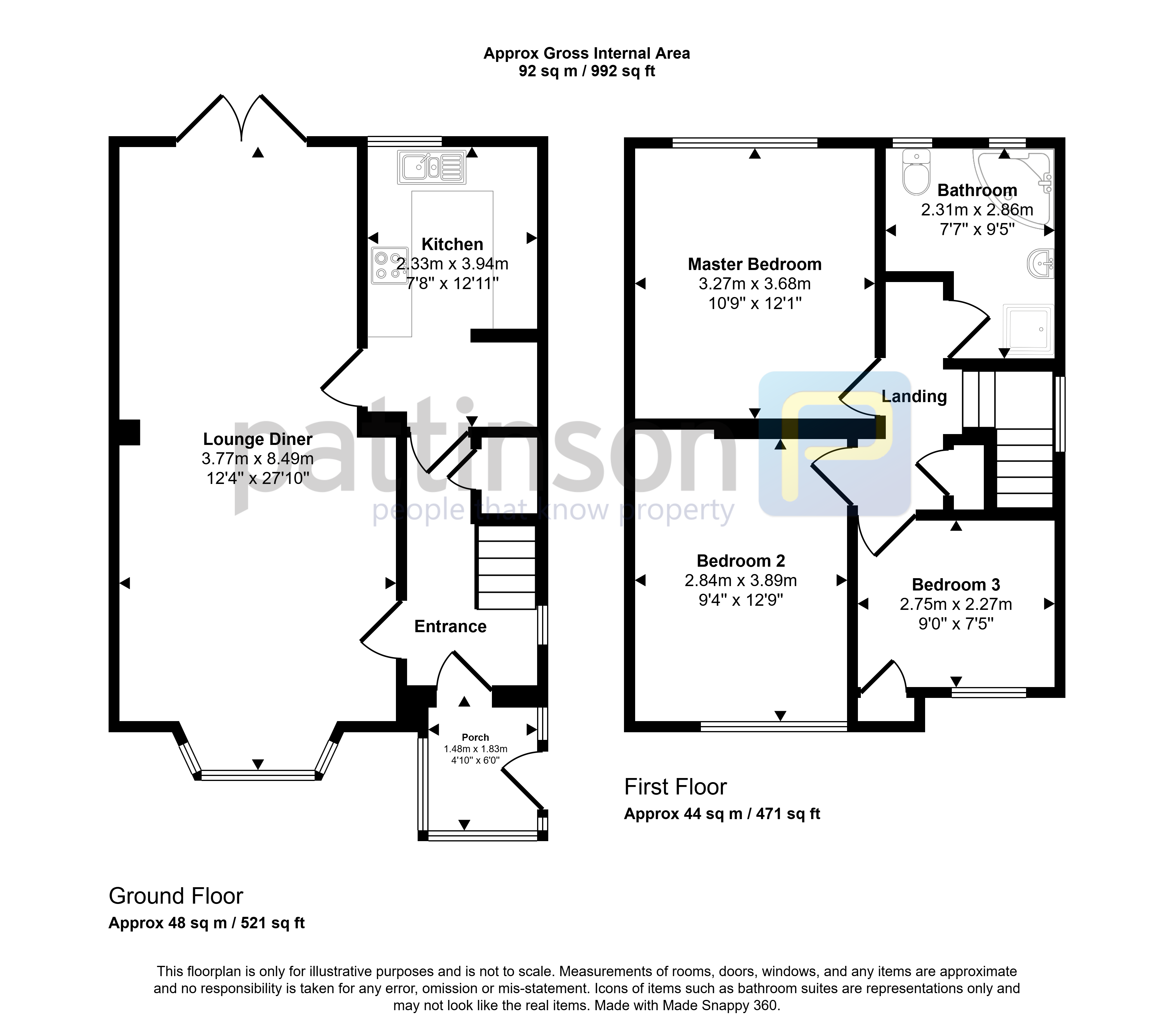 Norham Road, Ashington floorplan