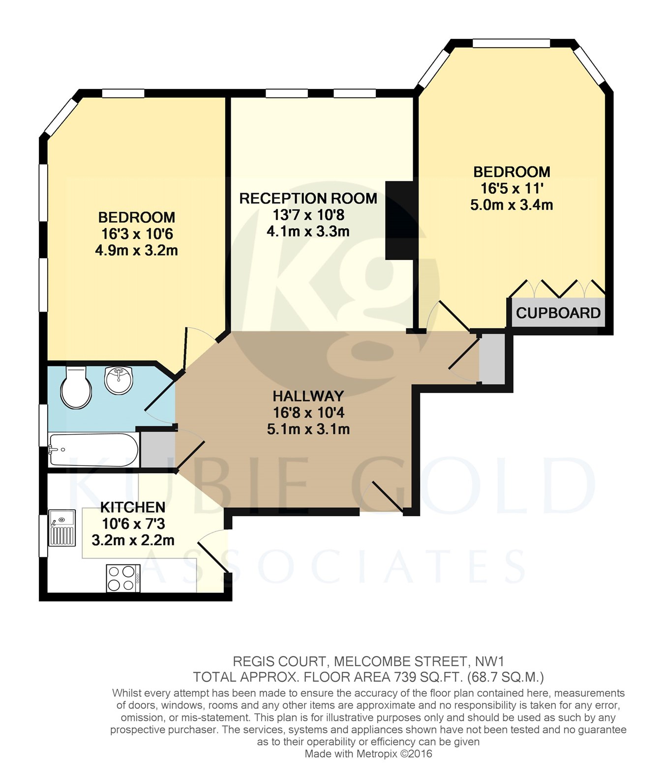 2 Bedrooms Flat for sale in Regis Court, Melcombe Place, Marylebone, London NW1