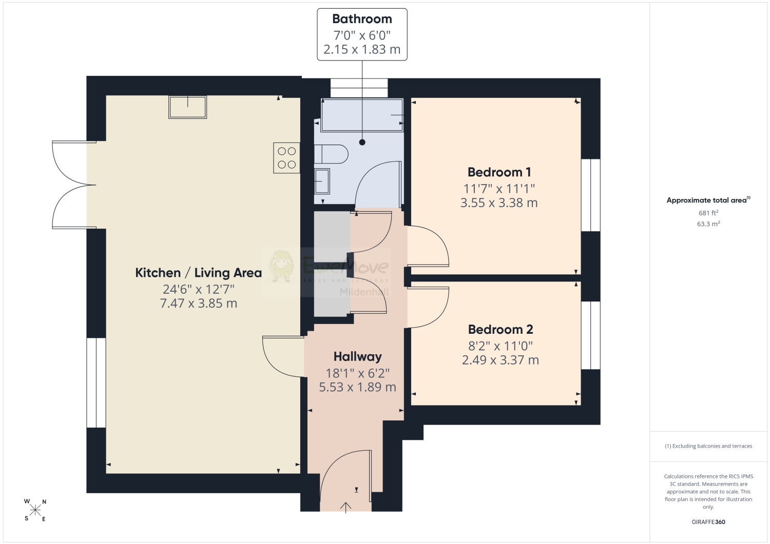 9, DRUIDS CLOSE, BURY ST. EDMUNDS floorplan