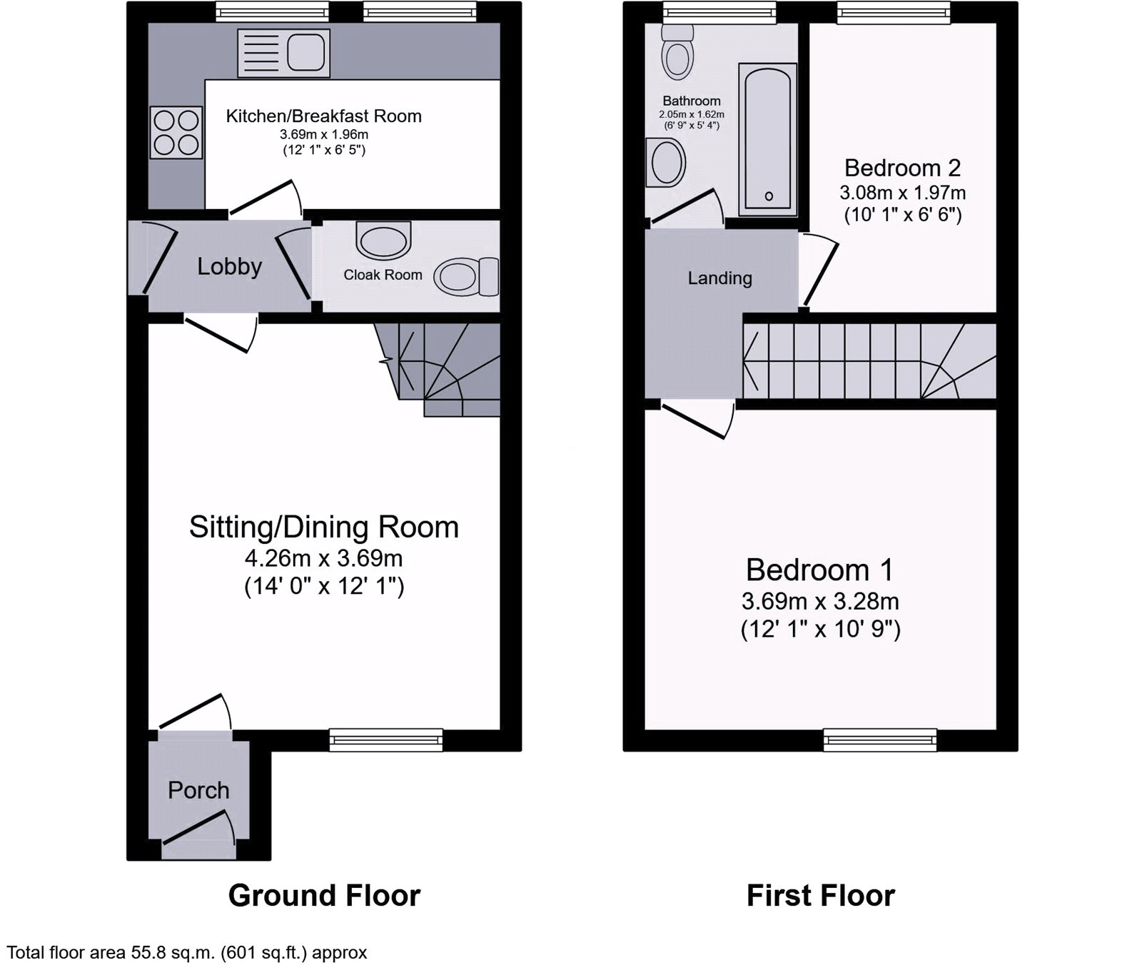 140A,, The Row, Ely floorplan