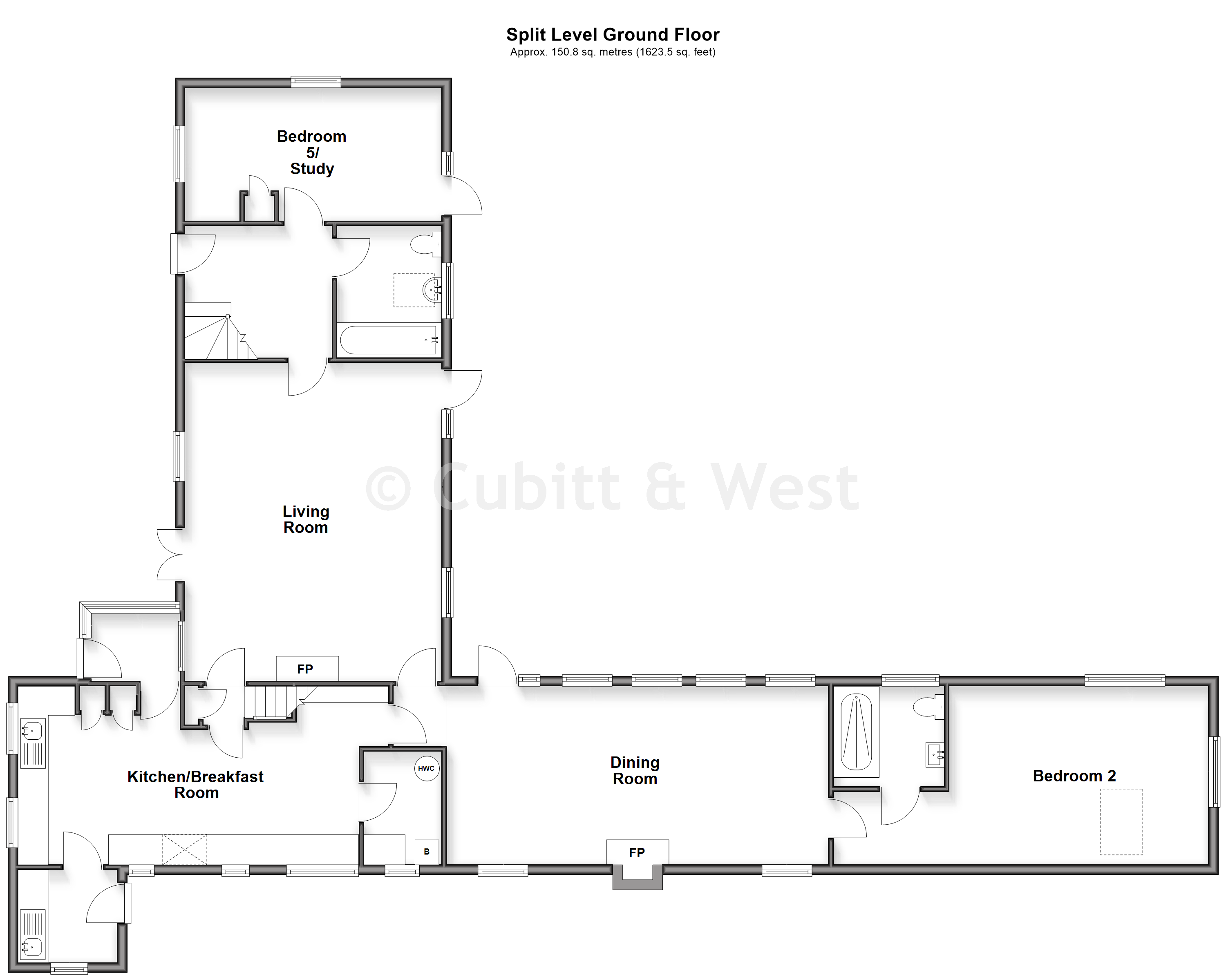 Brook House, Hempstead Lane, Uckfield floorplan