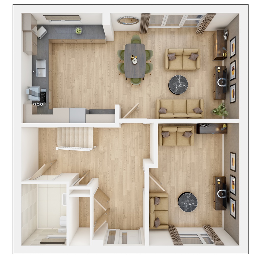 The Lingthwaite - Plot 29, Bronze Park, Timbold Drive, Kents Hill, Milton Keynes floorplan