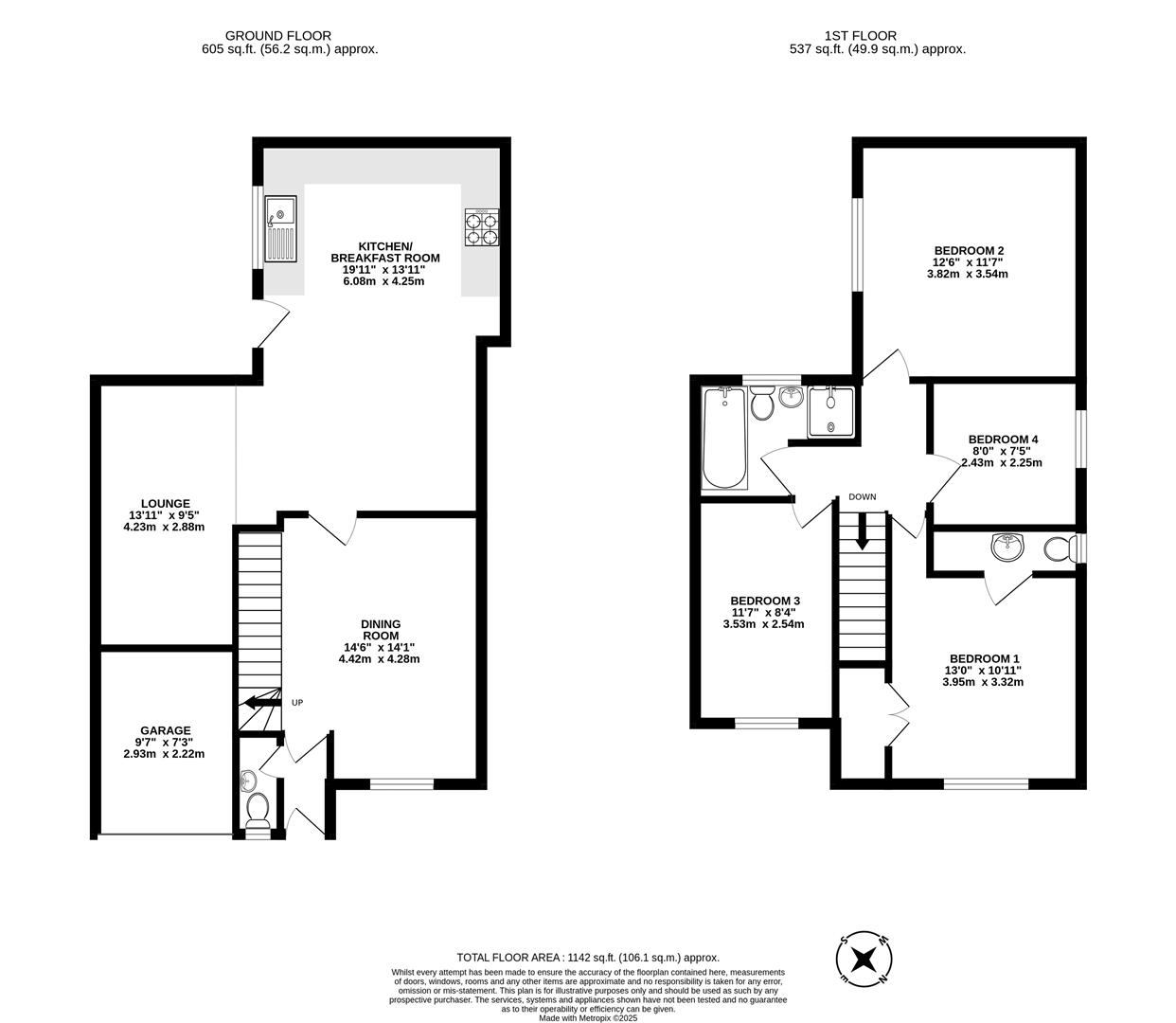 31, Luneburg Place, Scunthorpe floorplan