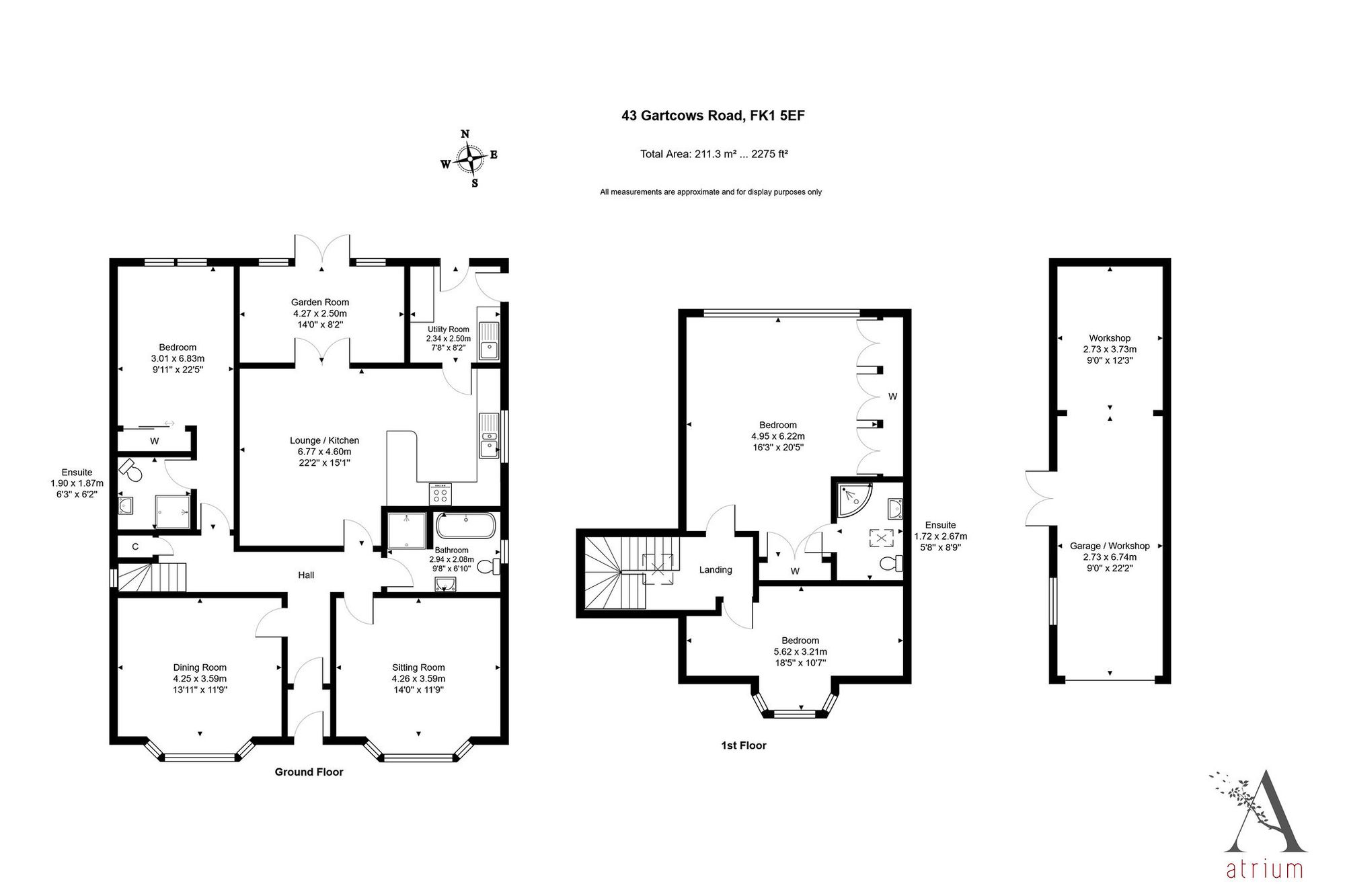 43 Gartcows Road, Falkirk floorplan