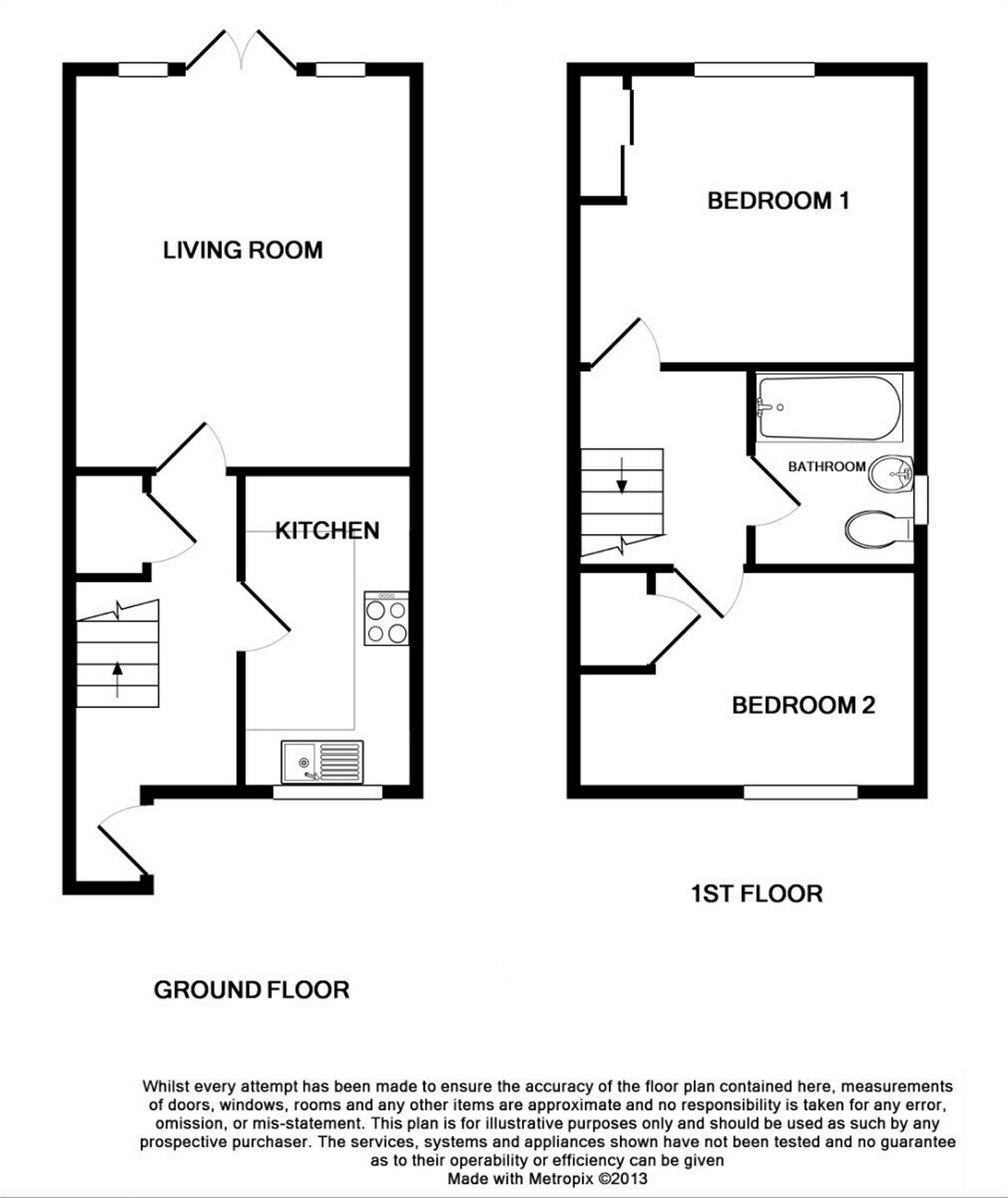 2 Bedrooms Semi-detached house to rent in Savory Walk, Binfield, Berkshire RG42