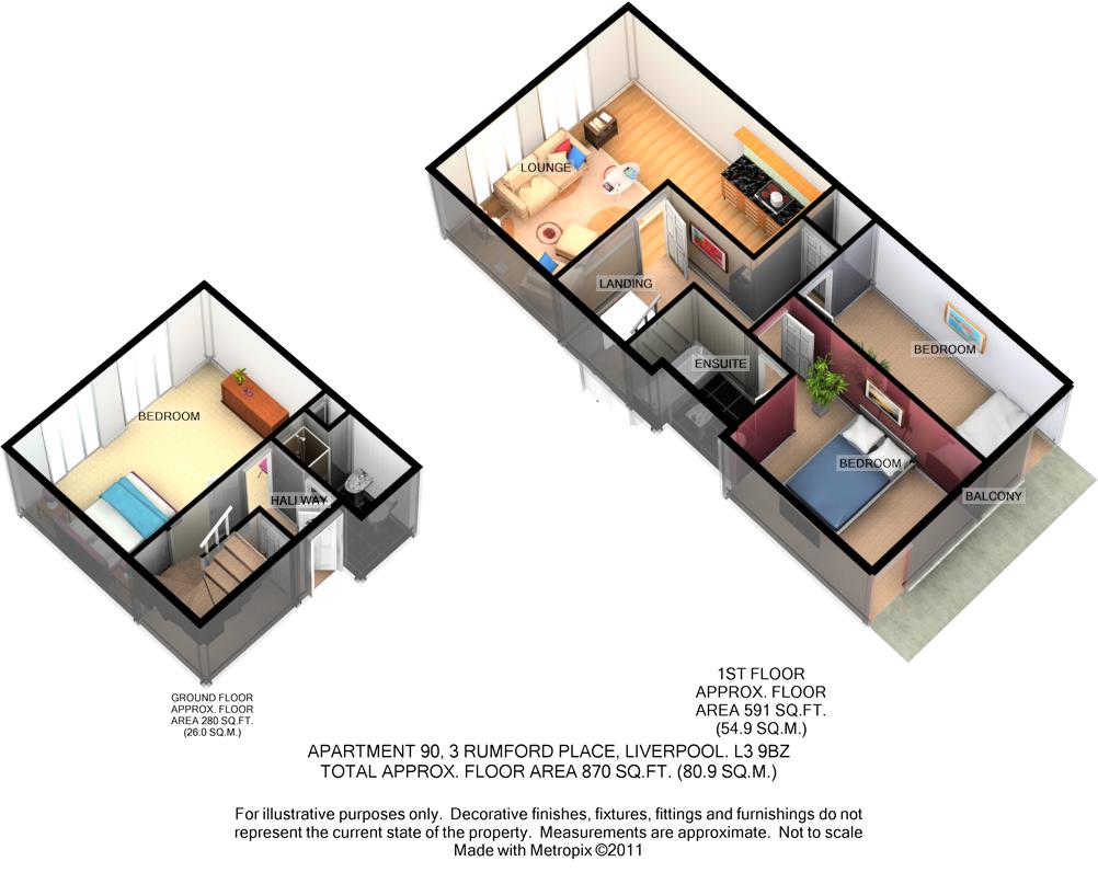 3 Bedrooms Flat for sale in Rumford Place, Liverpool L3