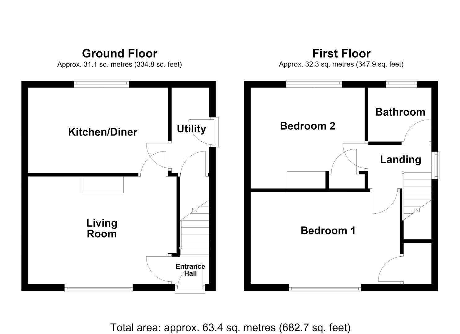 69, Partridge Crescent, Dewsbury floorplan
